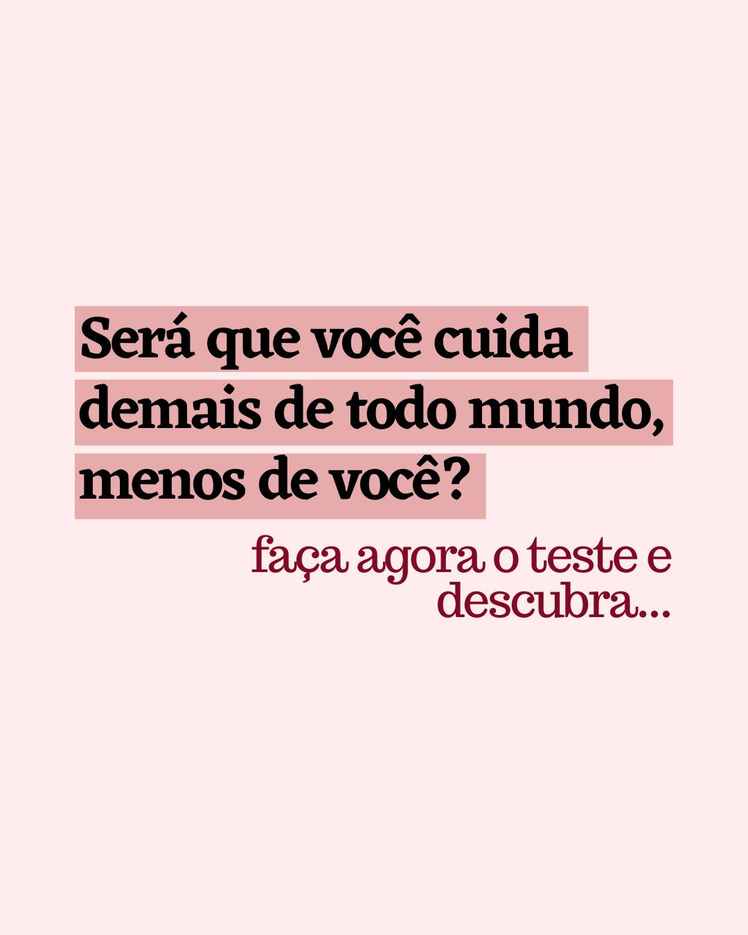 Você vive resolvendo tudo pra todo mundo…
Mas, quando é com você, parece que nem sobra energia?
Na correria do dia a dia, é comum se colocar em segundo plano. Mas isso tem um preço: exaustão, irritabilidade, sensação de estar sempre devendo.
E no fundo, uma dor silenciosa… a de não ser cuidada por ninguém, nem por você.
💛 O cérebro humano aprende por repetição.
Se você passa anos colocando todo mundo como prioridade, seu sistema emocional começa a entender que o seu bem-estar não importa tanto assim.
Mas importa.
E é possível reverter isso aos poucos, com intenção e prática.
🌱 O primeiro passo é se perceber.
Por isso, preparei um teste simples pra te ajudar a refletir o quanto você tem se esquecido de si.
E se você percebeu que precisa se priorizar mais…
O Planner Amar-se 2026 pode ser um ótimo começo.
Ele não é só um planner.
É um espaço de cuidado emocional, com sessões pra você entender seus limites, registrar seus desejos, criar rotinas leves e se tratar com mais gentileza.
✨ Escreve EU QUERO aqui se quiser saber mais!
Ou encaminha esse post pra alguém que precisa lembrar que também merece ser prioridade.
#autocuidado #amorproprio #planner2026