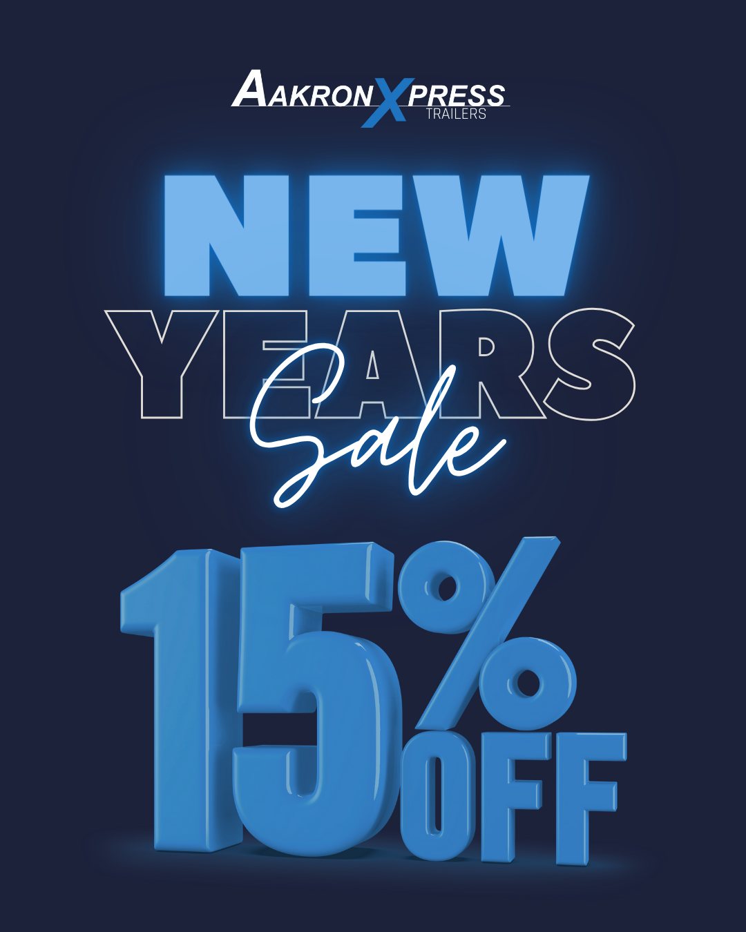 We’re celebrating the New Year, and there’s no better way to welcome 2026 than with 15% off all trailer parts in our online store.
Vaild from the 31/12/2025 - 05/01/2026 (12pm)
Excludes trailers, boats and outboards.
Shop now at www.aakronxpress.co.nz/shop
#nzrtrailerparts #aakronxpress #boatingnz
