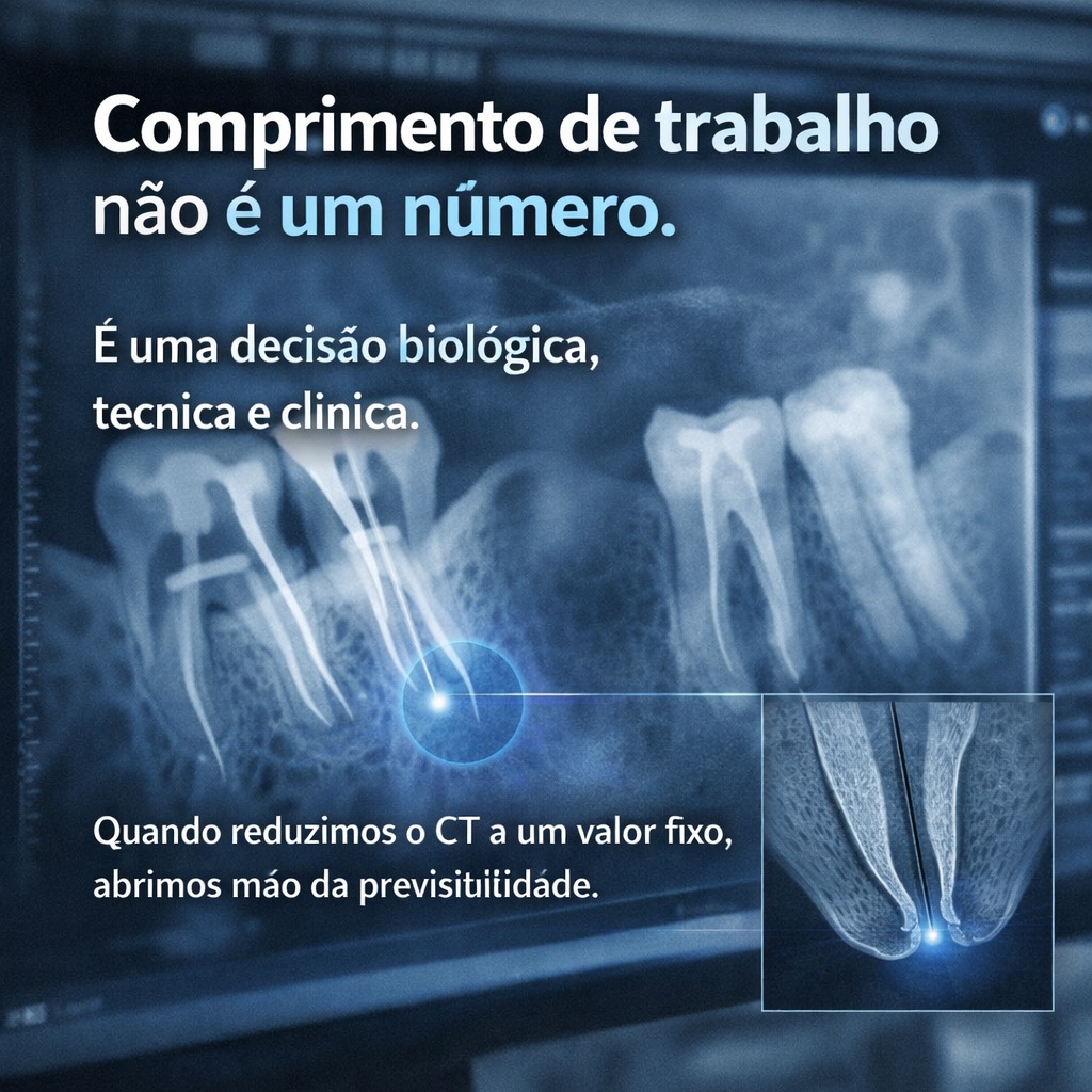 Comprimento de trabalho não é um número.
É uma decisão biológica, técnica e clínica.
Quando reduzimos o CT a um valor fixo, abrimos mão da previsibilidade.
#endodontia #odontologia #endodontics #dentista #dentistry #brasil #endolovers #odonto #endodontiamicroscopica #tratamentodecanal #endo #dentistas #saopaulo #sp #endodoncia #endodontic #dentist #endodontiabrasil #endodontiauberlândia #endodontiaportovelho #aorp74anos #dicasendodonticas #unaerp #ufu #unitri #faculdadepitágoras #uniube #uspribeirao #faculdadeestácio #uspribeirao
