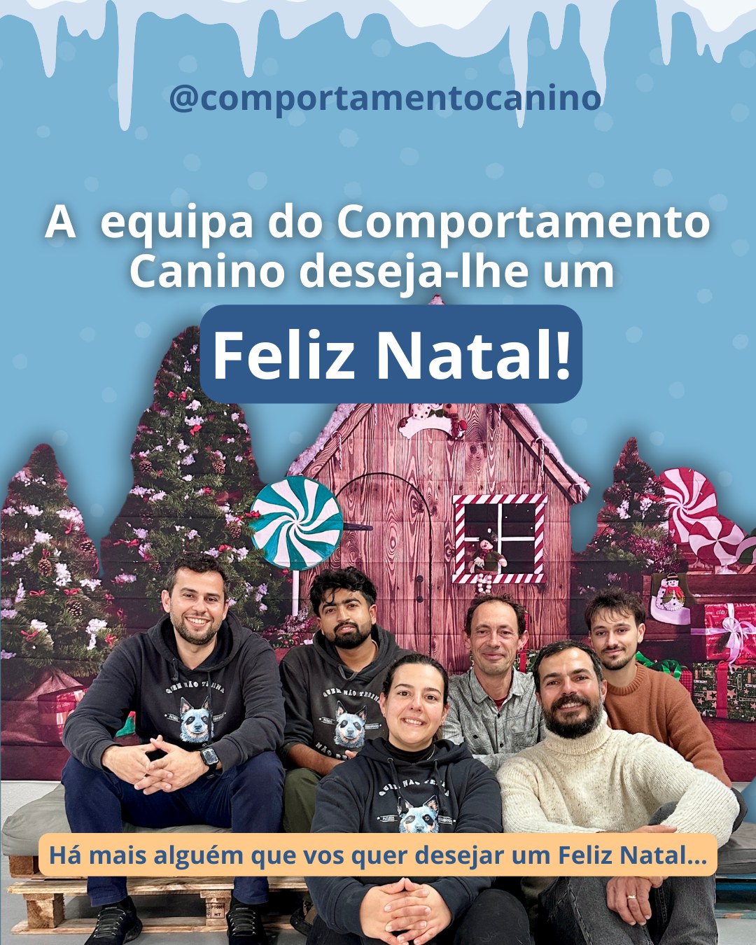 Neste Natal, a nossa equipa quis deixar uma mensagem especial…
Mas não fomos os únicos.
Os patudos que fazem parte do nosso dia a dia também quiseram desejar um Feliz Natal a todas as famílias que confiam em nós 🤍
Que esta época seja vivida com calma, respeito, boas rotinas e muitos momentos de qualidade para pessoas e patudos.
🎄🐾