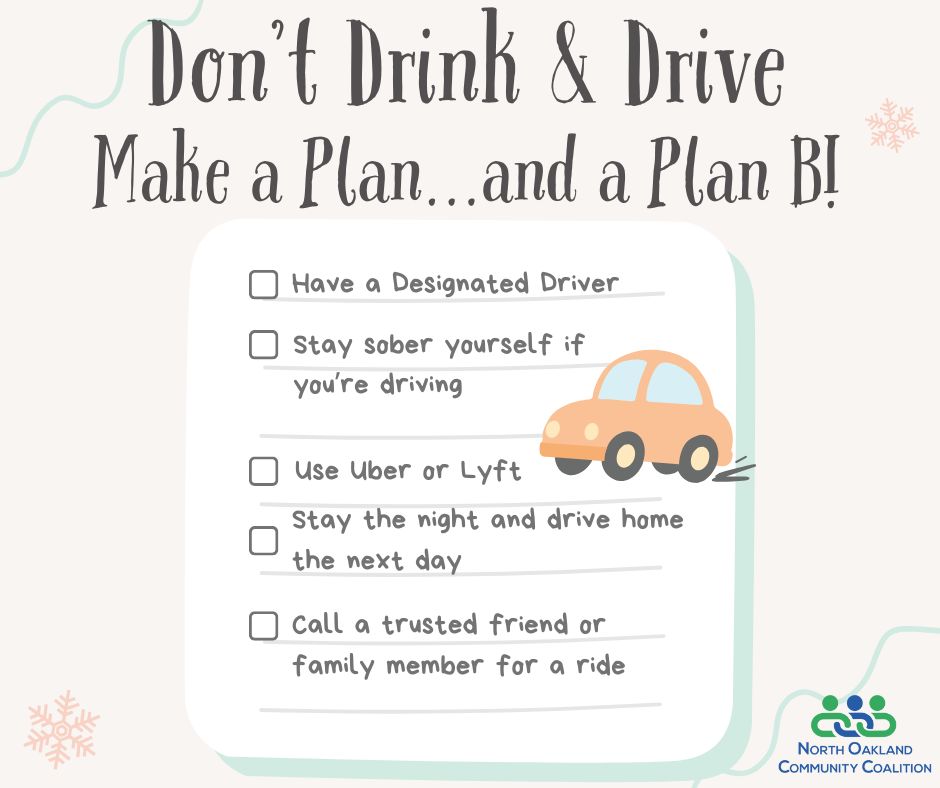 The best nights out include a safe way home. Whether it's a designated driver, utilizing a rideshare app, staying the night, or calling someone you trust, having a plan (and a backup plan!) can save lives.
No matter how you choose to celebrate, making the choice not to drink and drive protects everyone on the road.