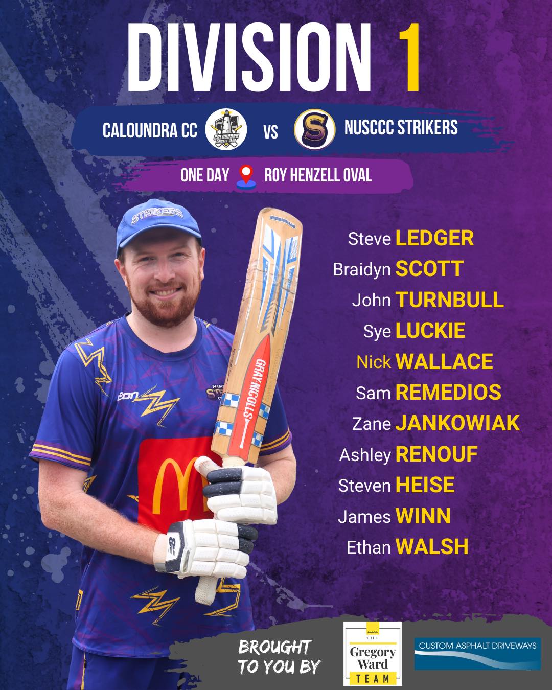 Here’s your Senior Strikers teams for the last matches of 2025 - bring it home strong Strikers 💪
Photos courtesy of @j.fountainphotography
#strikersspirit