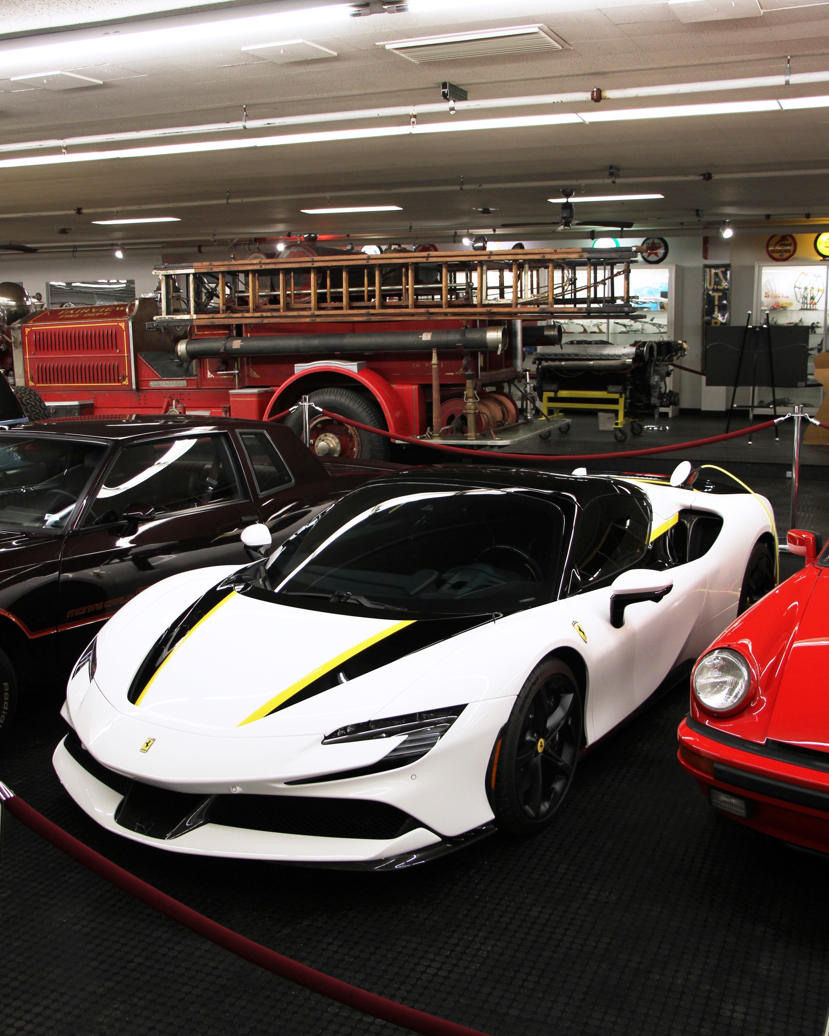 A 2024 Ferrari SF90 Spider on display at the @stlouiscarmuseum, my newest client 📸 This hybrid hypercar produces a total of 986 horsepower, thanks to its 4.0L twin-turbo V8 and three electric motors ⚡ The SF90's top speed is 211 mph and achieves 0-60 mph in just 2.5 seconds (or less, according to journalists).
💻 StephenCookMedia.com
#ferrari #sf90 #ferrarisf90 #ferrarisf90spider #sf90spider #ferraris #ferrariusa #ferrarigram #hypercar #hypercars #supercar #supercars #exoticcar #exoticcars #luxurycar #luxurycars #luxurylifestyle #carmuseum #carcollection #collectorcars #classiccars #vintagecars #dreamcar #dreamcars #photographerlife #scm2178 #stlouisgram #stlouismo #stlouismissouri #stlouis