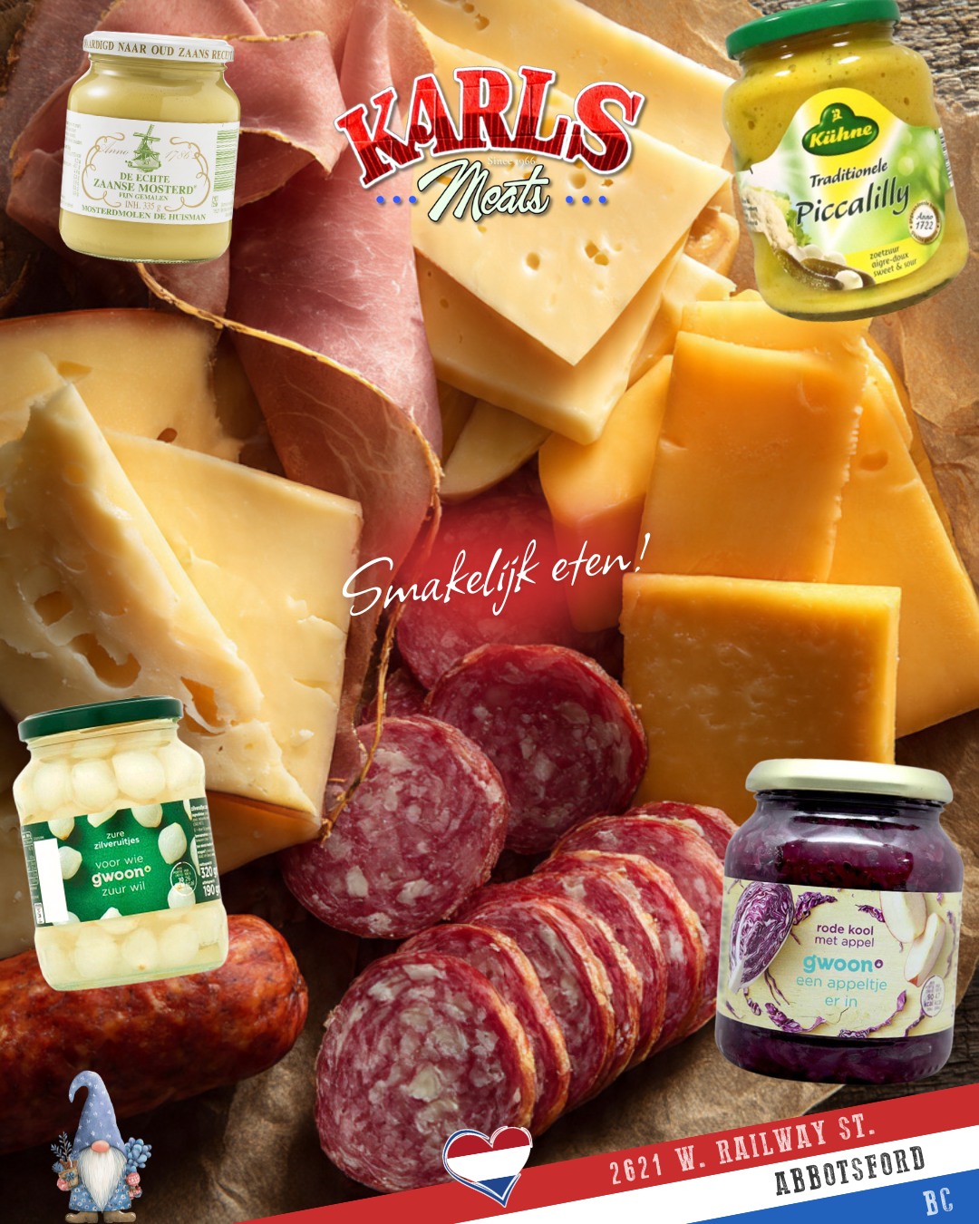 🎄🥩 Friday Before Christmas — We’ve Got You Covered😎
The weekend before Christmas is here, and the fridge is about to do some heavy lifting. Whether you’re building a charcuterie board, setting up easy lunches for visiting family, or just stocking up on favourites, we’re here to help make it simple.👌
Good cheeses, proper deli meats, classic Dutch flavours, and the little extras that bring it all together — no overthinking required.👍
Pop in, ask questions, and let us help you put something great on the table this weekend.
Smakelijk eten! 😋
— The Karl’s Meats Team 💪
#KarlsMeats #FridayFeels #ChristmasPrep #HolidayHosting #SupportLocal #DutchHeritage