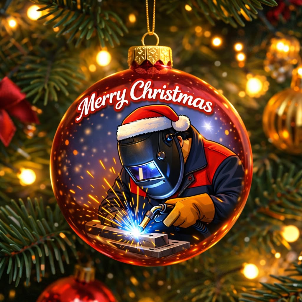 Keeping it lit this season, one weld at a time! Wishing you a Merry Christmas from all of us at American Eagle Welding!
