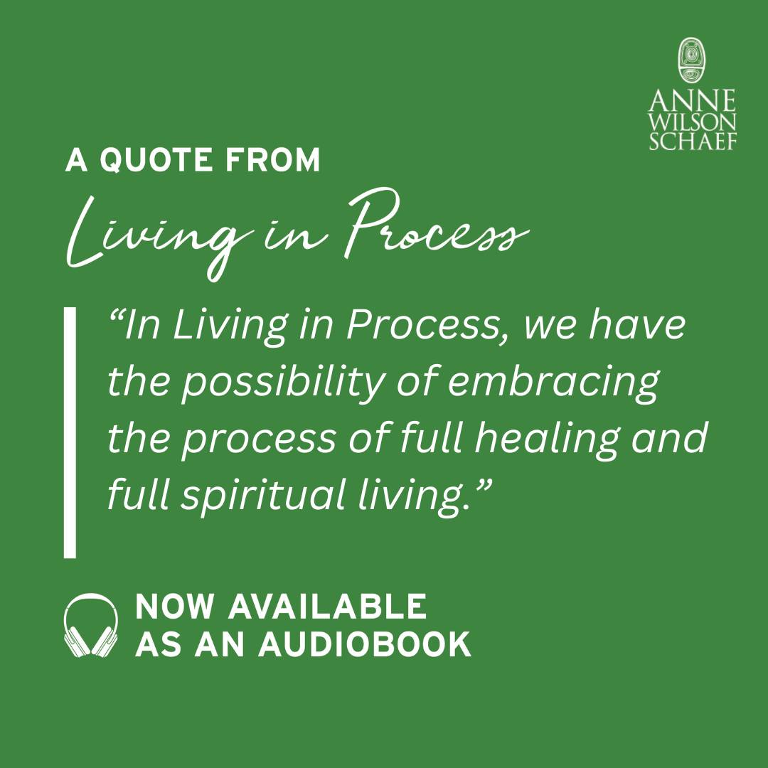 In Living in Process, we have the possibility of embracing the process of full healing and full spiritual living. #livinginprocess #spiritualgrowth #healing