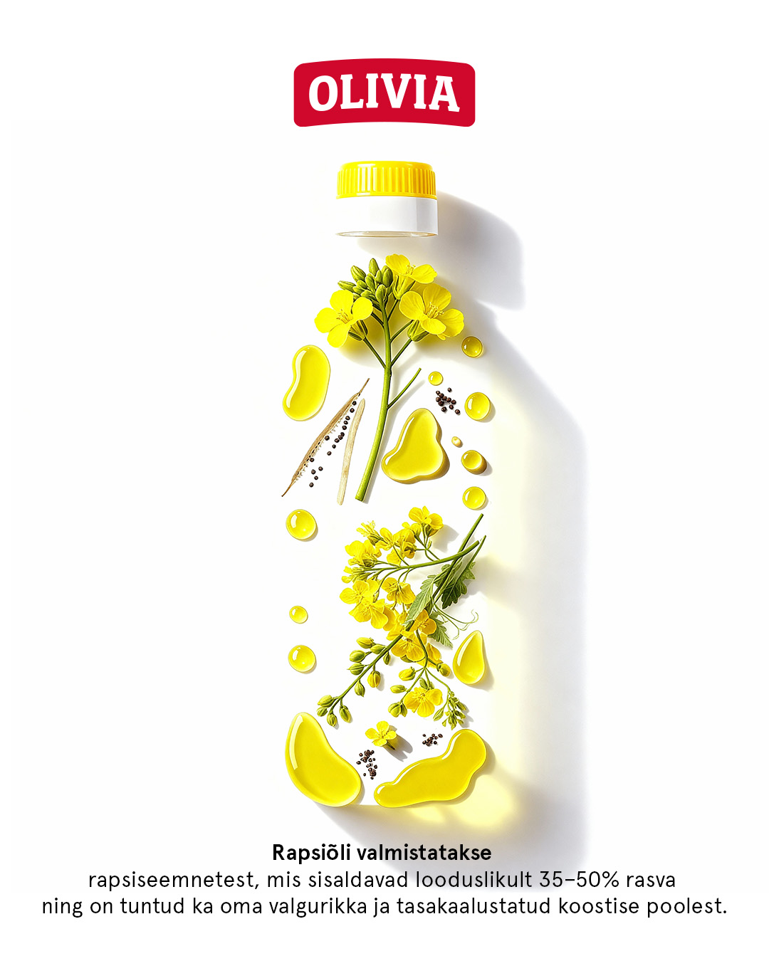 Olivia rapsiõli 💛 rohkem kui lihtsalt õliRapsiõli valmistatakse rapsiseemnetest, mis sisal....