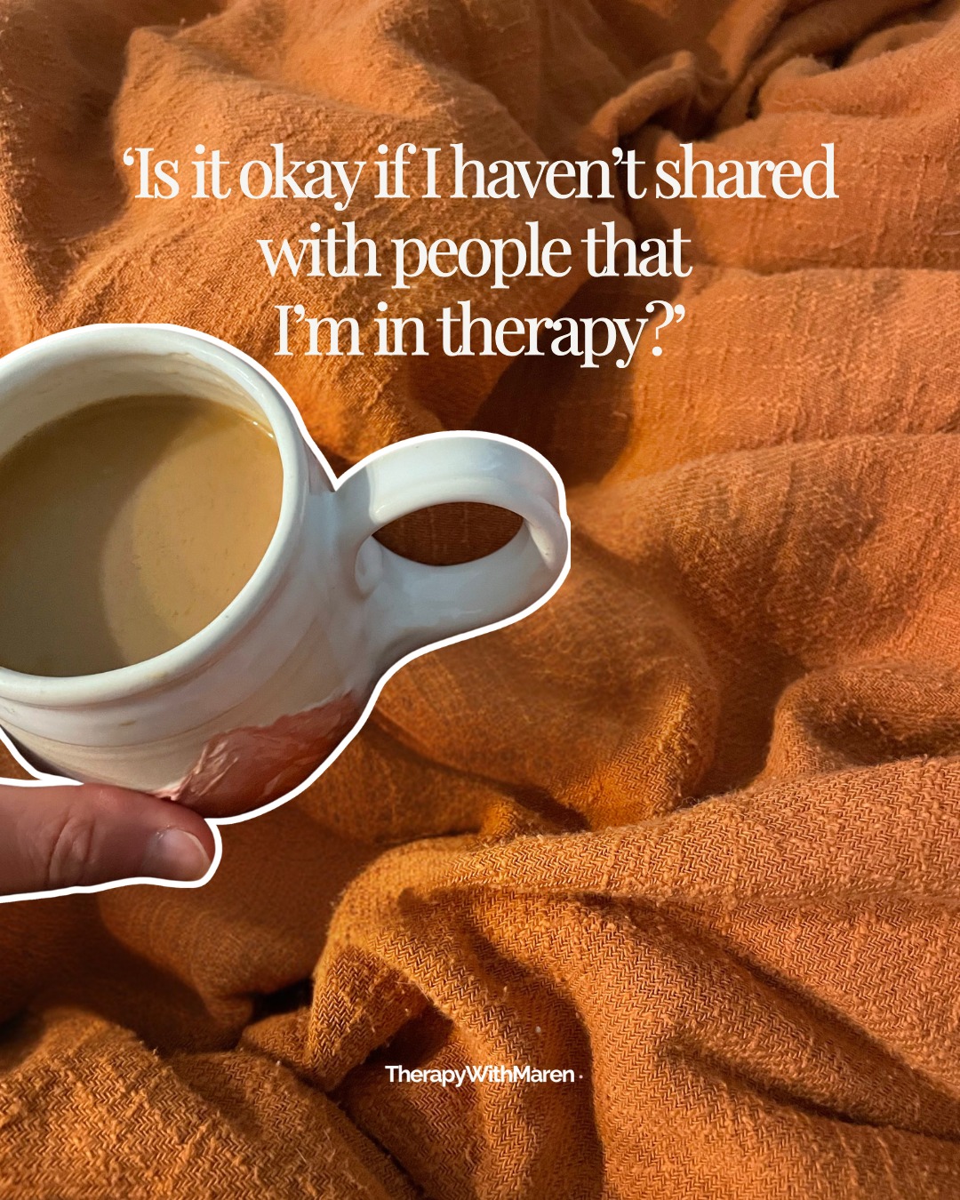 You don’t have to tell anyone you’re in therapy, that’s completely your choice.
But therapy can change the way you think, feel, and respond. Sometimes, those changes surprise the people around you.
That is why sharing isn’t a must, but it can be a way to help others understand, if you’re experiencing reactions to the change you’re making.