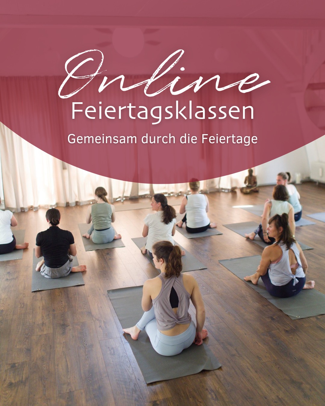 🎄✨ Zwischen Lichterglanz & Neuanfang ✨🎄
Die Weihnachtszeit steht vor der Tür – und mit ihr ein kleiner, bewusster Übergang in die Stille.
🧘♀️ Weihnachtspause im Studio
Unser regulärer Wochenplan läuft noch bis einschließlich Dienstag, 23. Dezember.
Danach gönnen wir uns eine kurze Pause – für Erholung, Besinnlichkeit und frische Energie.
🛠️ Renovierung & Online-Woche
Vom 5.–9. Januar wird im Yogaraum renoviert. Damit du trotzdem entspannt ins neue Jahr starten kannst, erwartet dich ein liebevoll gestaltetes Online-Programm:
💻 Online-Klassen zum Jahresauftakt
✨ Di, 6.1. | 18:00 – Feiertags-Special Feuer & Fokus
✨ Mi, 7.1. | 19:00 – Somatic Yoga
✨ Do, 8.1. | 19:00 – Medium Yoga
✨ Fr, 9.1. | 18:00 – Yin Yoga
👉Alle Online-Klassen können mit den gängigen Yogaraum Mitgliedschaften oder einem spontanen Drop-In gestreamt werden.
🎉 Save the Date
Am Samstag, 10. Januar öffnen wir feierlich die Türen unseres frisch gestrichenen Studios beim Tag der offenen Studio-Türen – du bist von Herzen willkommen!
🤍 Wir wünschen dir eine ruhige, lichtvolle Weihnachtszeit, nährende Momente der Stille und einen sanften Übergang ins neue Jahr.
👉 Folge uns, um keine Updates, Klassen & Inspirationen zu verpassen.
#yogaraumravensburg #weihnachtszeit #yogapause #onlineyoga #yogaraum_ravensburg #yogaraum_rv #ravensburg #yogastudio #yogadeutschland #yogastart #yogabodensee #yogacommunity #yogalove
#achtsamkeit #neujahrsenergie #somaticyoga #yinyoga
#yogainravensburg #tagderoffenentür #bewusstinsneuejahr