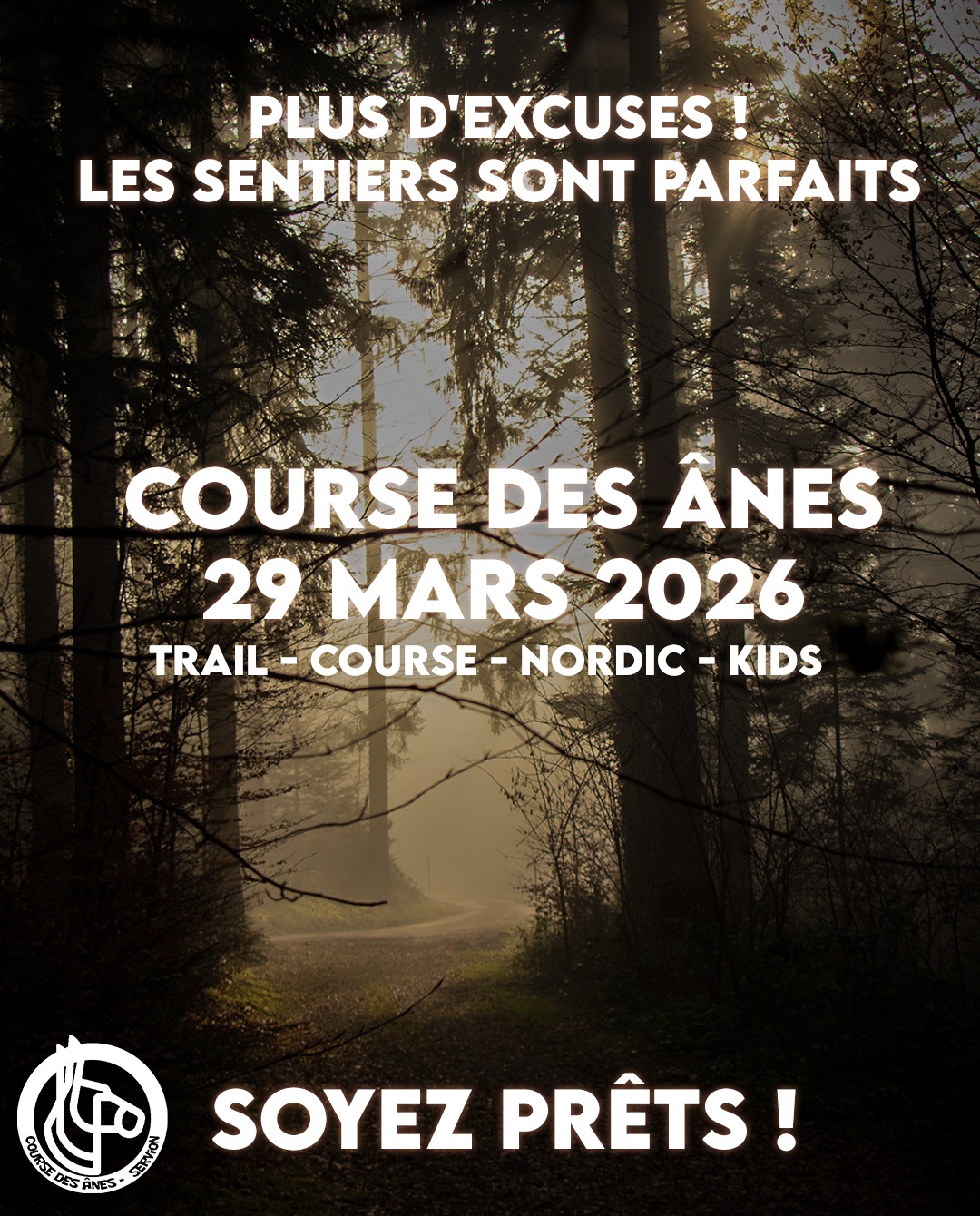 Nous sommes presque prêts ! Et vous ?
Commencez votre entraînement. Les inscriptions sont ouvertes.
Plus d'excuses !
@zoo_de_servion @tropiquarium_de_servion @liaudetpial @wellamo.ch @myvaud #NPPR @idees_vertes_sarl #Servion #Trailrunning @leman_running