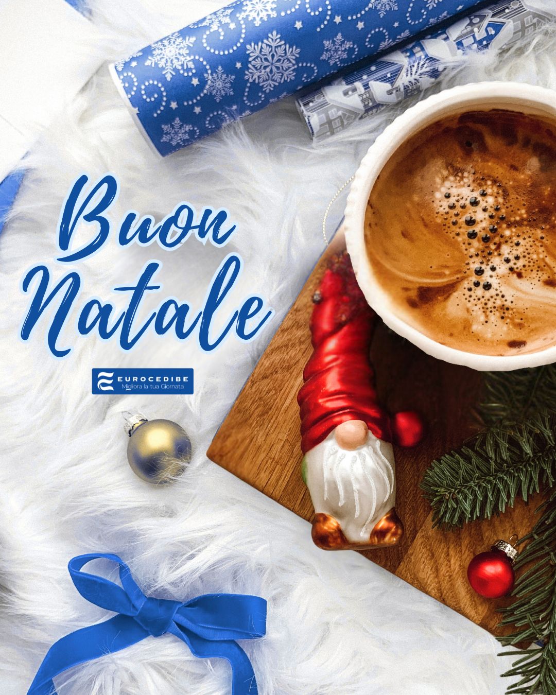 🎄 Buon Natale da tutto il team Eurocedibe!
Anche quest’anno abbiamo costruito insieme progetti e relazioni, verso una nuova crescita.
Che queste feste siano un’occasione per ricaricare le energie e ritrovare l’ispirazione.
🎁 Ci vediamo presto, con nuove idee da realizzare insieme!
#Eurocedibe #DistributoriAutomatici #DistributoriCaffè
