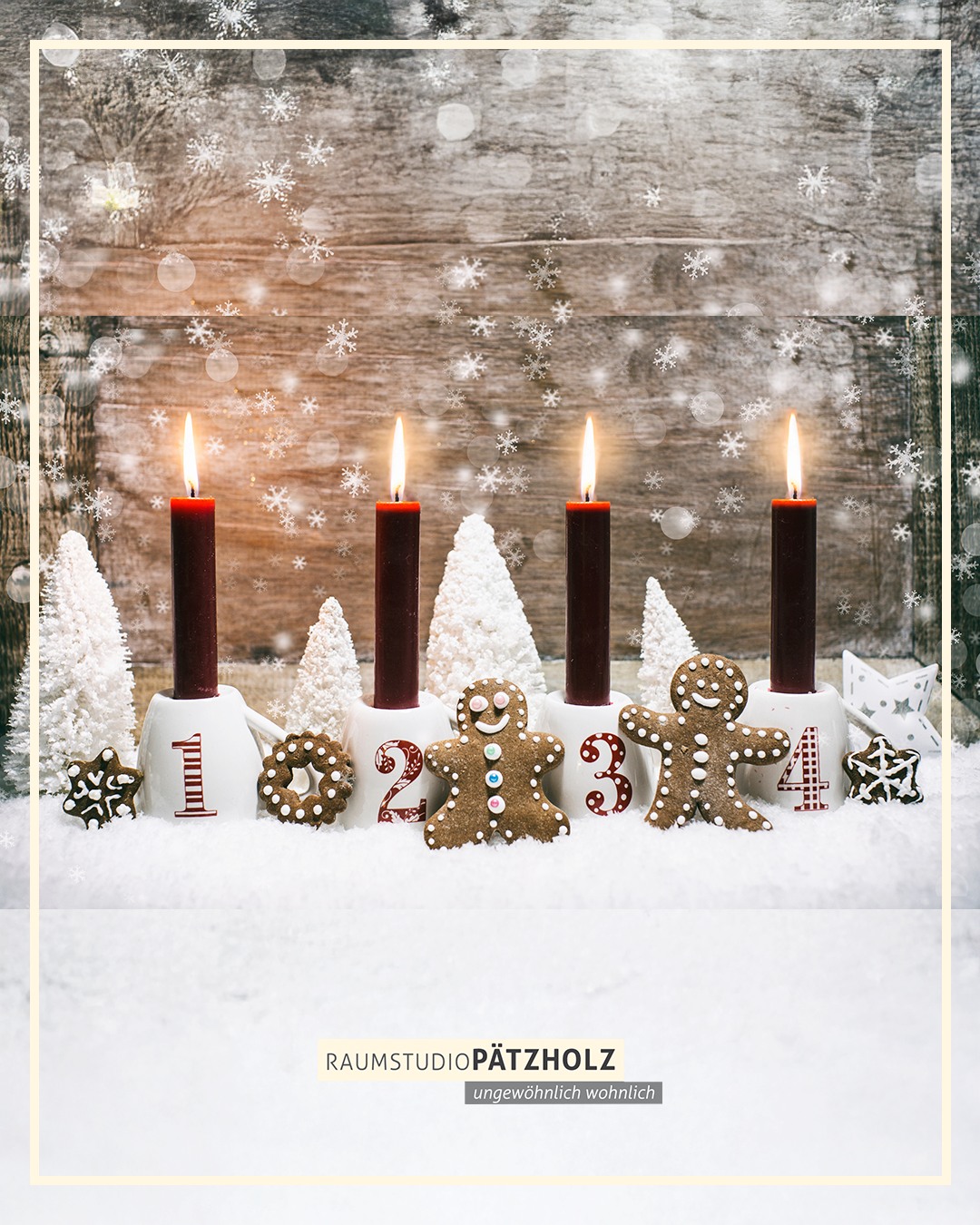 Wir wünschen einen gemütlichen vierten Advent! 🕯✨
www.raumstudio.com
____
#raumstudio #raumplanung #raumplaner #raumstudiopätzholz #pätzholz #rielasingen #bodensee #wohnausstellung #wohnen #wohnideen #einrichtungsidee #dekoration #gardinen #bodenbeläge #parkettboden #parkett #weitzerparkett #holzboden #interiordesign #teppichboden #sonnenschutz #rollos #jalousien #showroom #naturboden #plissees #wohntraum @raumstudio_paetzholz 🏠✨