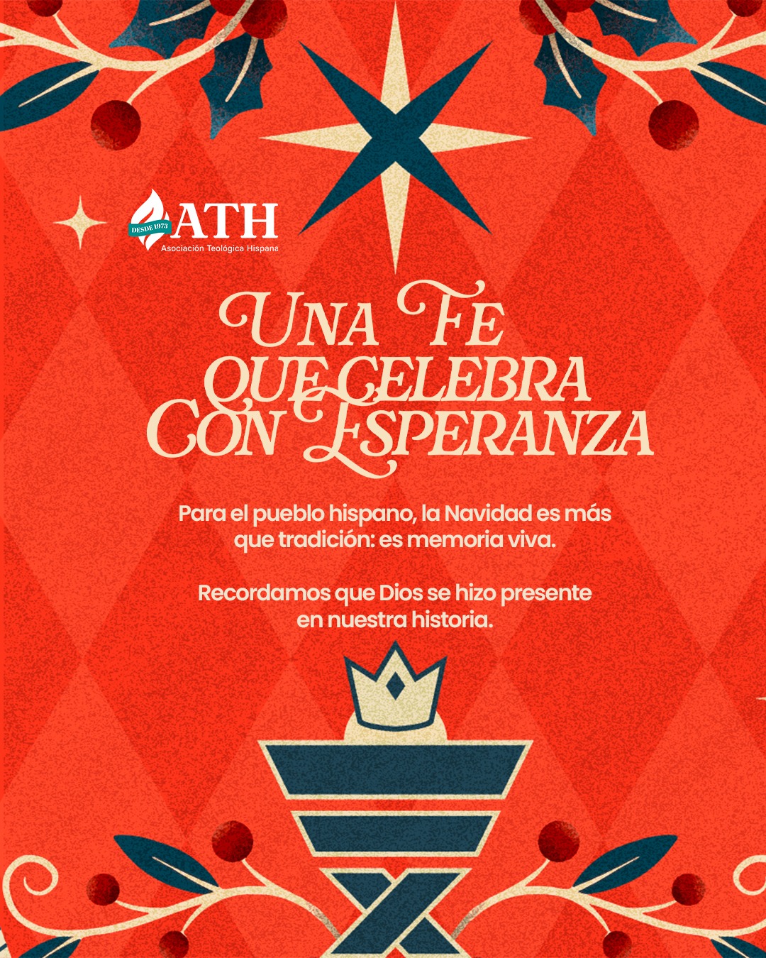 ✨ En la tradición hispana, la Navidad es más que una celebración:
es un testimonio de fe, memoria y esperanza.
Recordamos al Dios que camina con su pueblo,
que sostiene a las familias,
y que trae consuelo a quienes esperan Su luz.
La palabra “Emanuel”, tan amada en nuestras comunidades,
nos recuerda que Dios está presente en cada proceso, cada sueño y cada generación.
Que esta Navidad renueve nuestra identidad como pueblo creyente:
humilde, agradecido y lleno de esperanza.