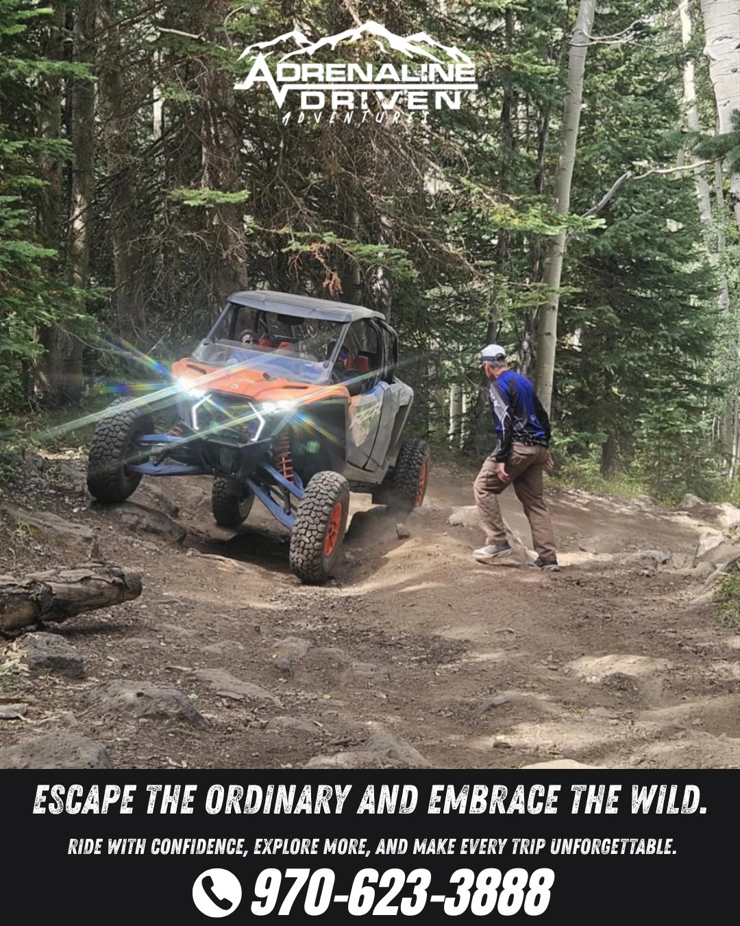 🔥 Adventure / Inspirational
Adventure starts here!
Ride with confidence, explore more, and turn every trail into an unforgettable story. 🌲🏔️
Ready to take the off-road less traveled?
👉 Book your next ride today!
#AdventureStartsHere #OffRoadLife #ExploreMore #RideWithConfidence