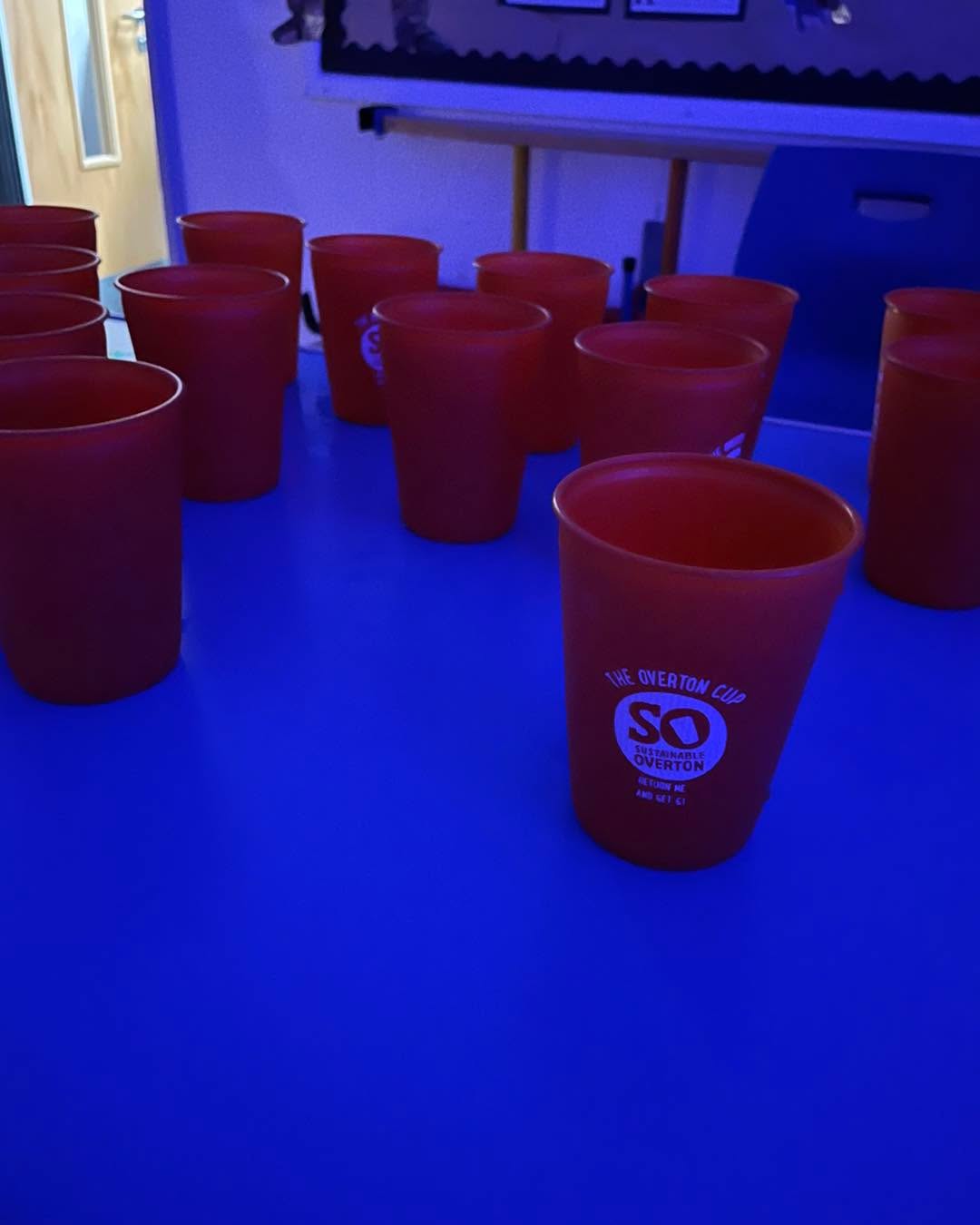 The Overton cups were used at the school discos this evening 🪩
If you would like to borrow Overton cups for your event, please get in touch with us!