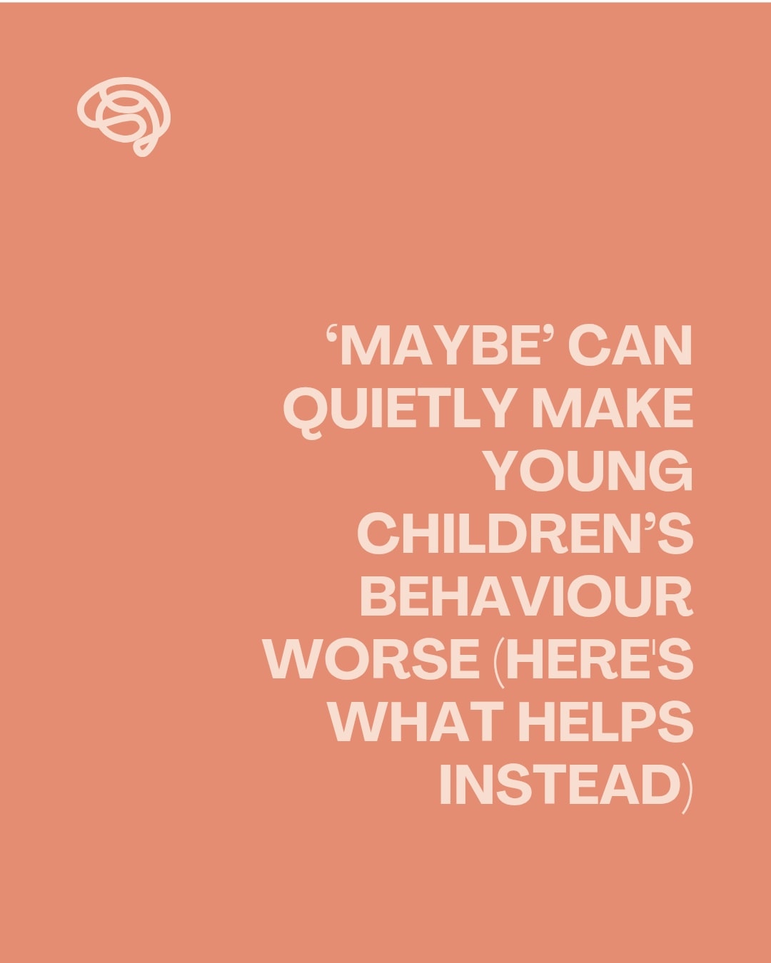 We often think “maybe” is the gentle option. But for young children, “maybe” can land as uncertainty, and uncertainty is harder to cope with than a clear no.
Here’s why “maybe” can be worse than “no”:
1. It keeps their brain on high alert. Little kids are still building prediction skills (What happens next? What’s the rule?). When the answer is vague, they don’t get the safety of a clear boundary. That can look like more whining, repeated asking, clinginess, or big feelings.
2. It accidentally rewards the asking. If we say “maybe” (or we sometimes cave after the 7th request), we create an intermittent reinforcement pattern (sometimes it works, sometimes it doesn’t). Behaviours that are rewarded some of the time tend to persist longer and be harder to extinguish.
3. Inconsistency fuels bigger behaviour. A strong research base links inconsistent discipline or limit-setting with higher externalising behaviour (and more dysregulation). Consistency is not about being harsh, it’s about being clear.
What to try instead (same warmth, more clarity):
If it’s a no:
“No, we’re not having biscuits. I know that’s disappointing. I’m here.”
If it’s a yes later:
“Yes, we can do that after lunch. We’ll set a timer.”
If we genuinely don’t know yet:
“I’m not sure yet. I’ll decide after I check. I’ll tell you at 3 o’clock.”
Clear is kind. Predictable is regulating. And when we pair a firm answer with empathy, our children get both the solid fence and the warm connection.
References: Stormshak et al., 2000; Lunkenheimer et al., 2016; Mingebach et al., 2018; Pipkin et al., 2009
#ParentingScience #ToddlerBehaviour #GentleParenting #RespectfulParenting #EmotionalRegulation #BoundariesWithEmpathy #ParentingTools #ChildDevelopment #SecureAttachment #EarlyYears #BigFeelings #BehaviourIsCommunication #ScienceMinded