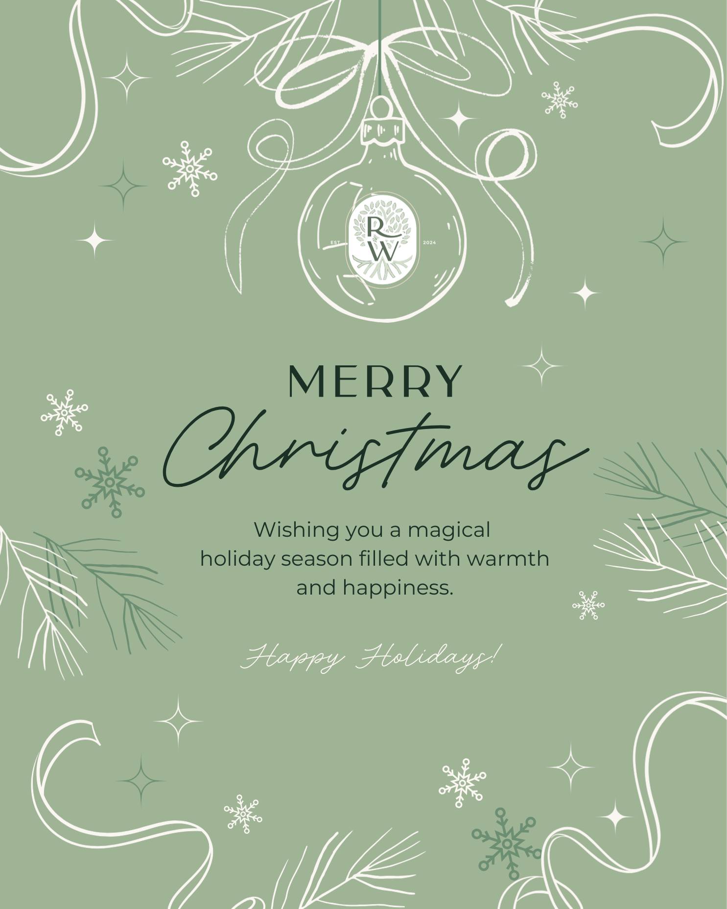 Wishing you a magical holiday season filled with warmth, happiness, and good health.