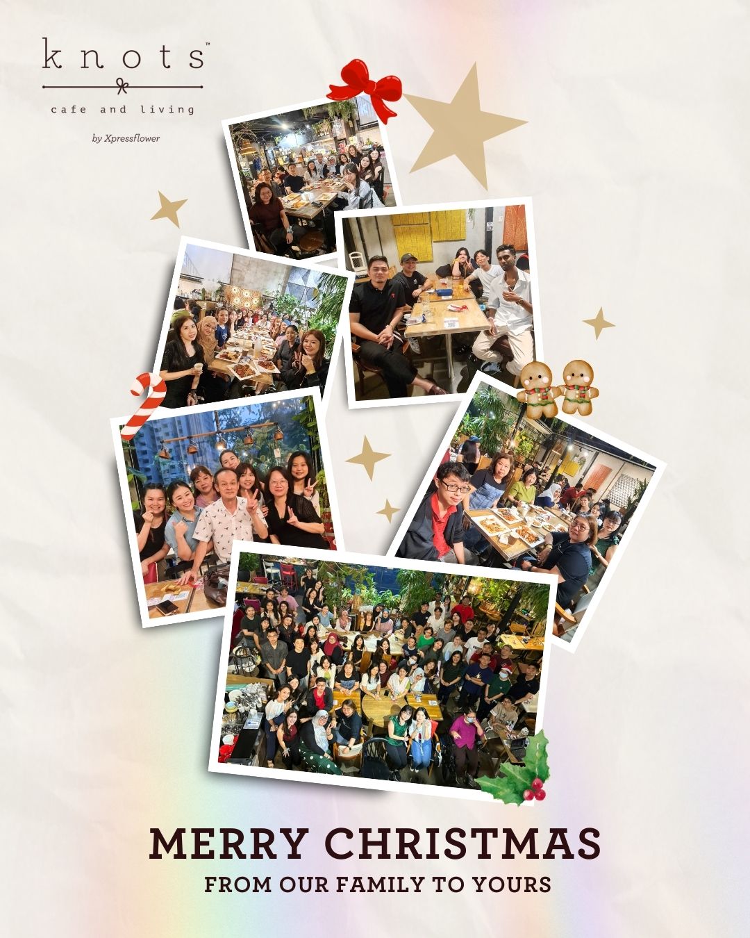 🎄✨ Merry Christmas ✨🎄
This season, we’re grateful for the moments shared, the memories made, and the community that has supported us throughout the year. Thank you for being part of our journey and allowing us to be part of yours.
From our family to yours, we wish you a Christmas filled with warmth, joy, and togetherness. ❤️
— Team Knots Cafe & Living