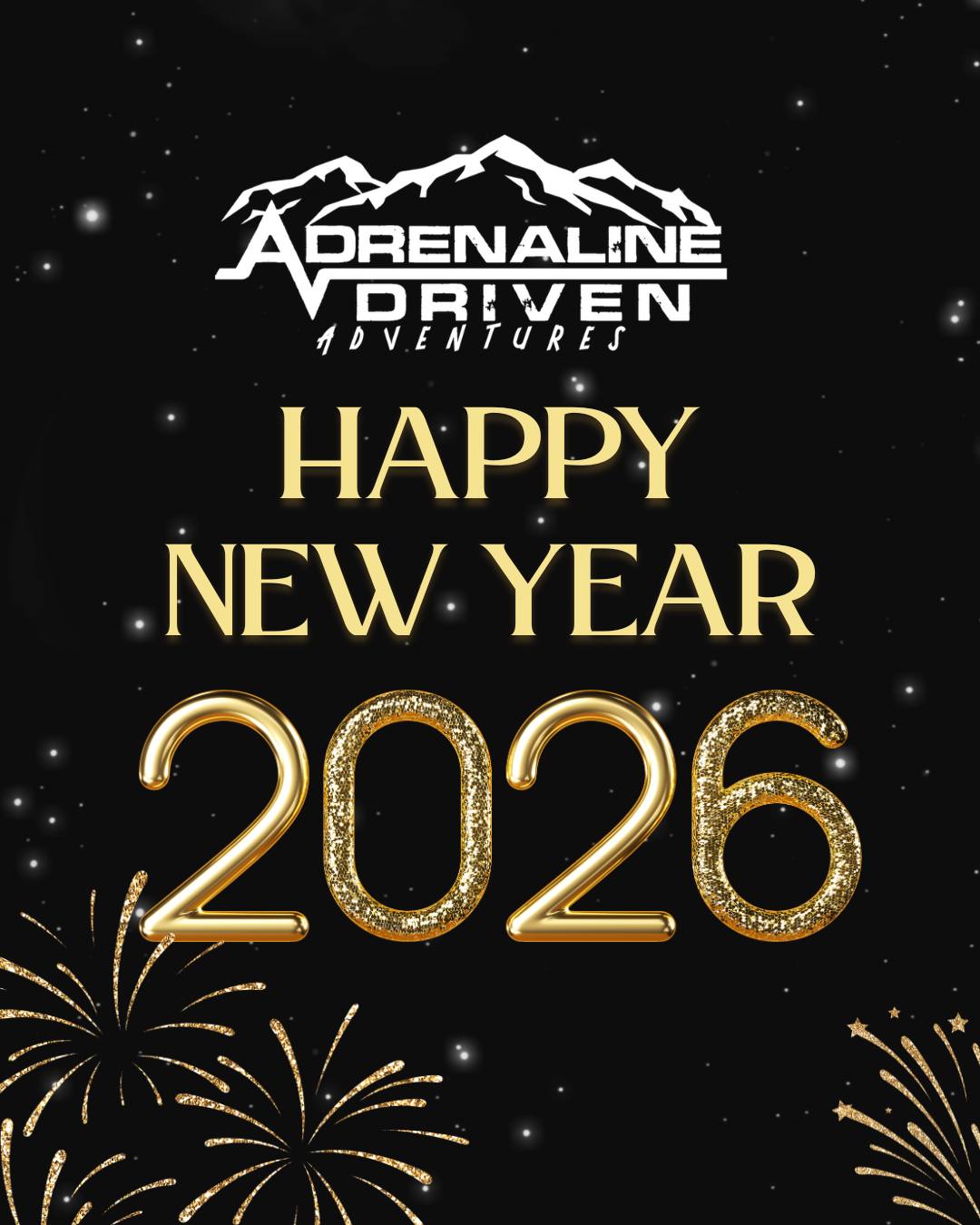 New year. New trails. Same adrenaline. ⚡
Happy New Year 2026 from Adrenaline Driven Adventures—let’s make this year our most epic yet!