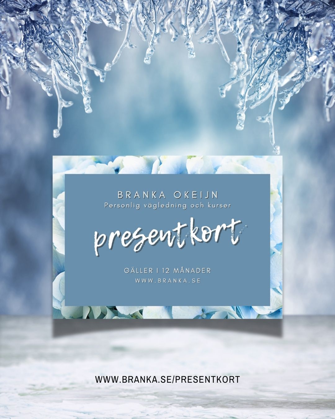 🎁 Ett presentkort är aldrig fel. Välj ett belopp och skriv ett personligt meddelande för att göra gåvan speciell. Du kan också välja när presentkortet ska levereras till mottagaren.
www.branka.se/presentkort