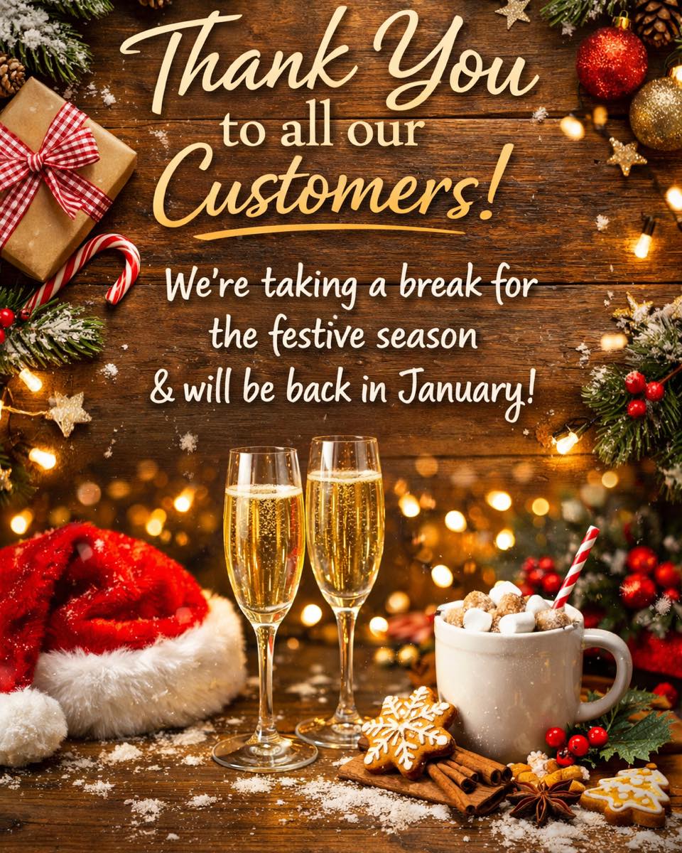 As the year comes to a close, we just want to say a huge thank you to every customer, past and present, who has supported us since Valet N Shine launched.
From day one bookings, repeat customers, recommendations to friends and family, reviews and messages of support โ it honestly means everything to us and we wouldnโt be where we are without you.
Weโre now officially taking a short break for the festive period, spending some well-earned time with family, and weโll be back in January refreshed and ready to get stuck back in.
Thank you again for the continued support.
Wishing you all a very Merry Christmas and a Happy New Year ๐โจ
Kim & Chris โ Valet N Shine