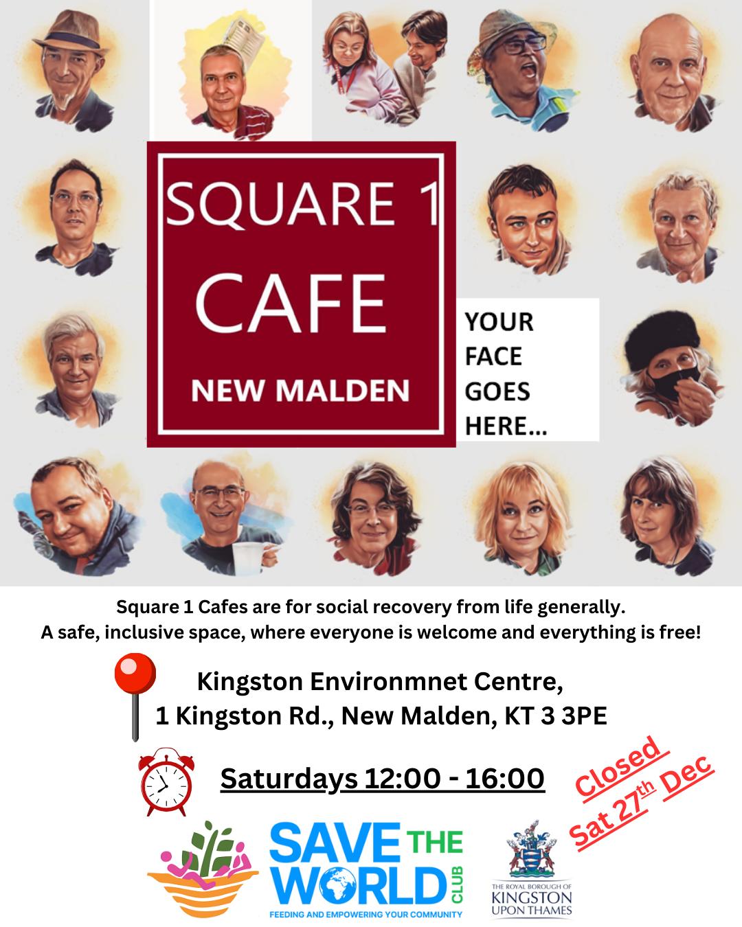 A quick reminder the Square 1 Cafe will be #TemporarilyClosed today but will be returning next week (Saturday 3rd Jan) as normal.
Thank you for your understanding and have a wonderful weekend.
#Square1Cafe #Square1CafeNewMalden #kingstonuponthames #kingston #newmalden #environment #environmental #Free #Food #communitysupport