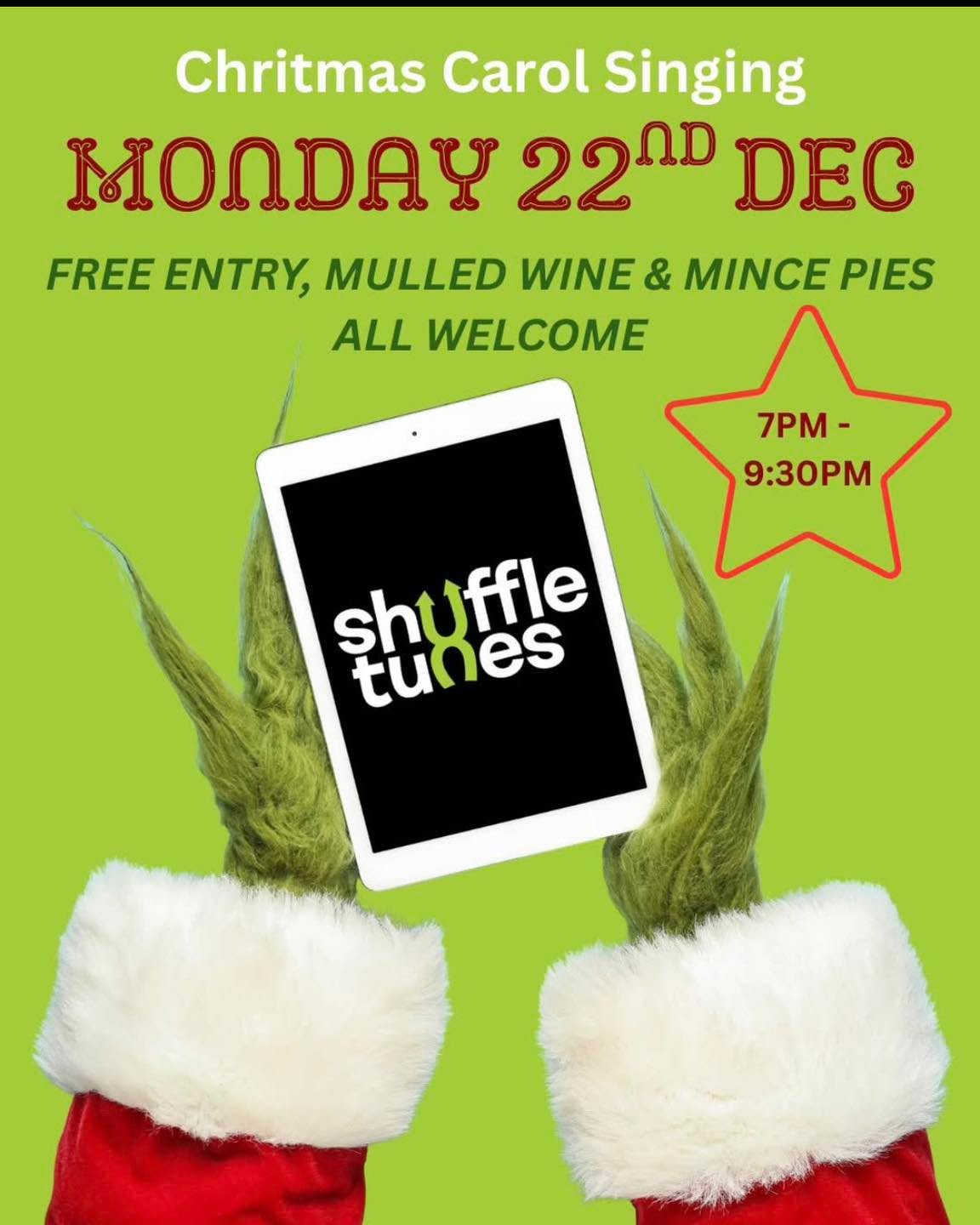 The last gig this year. Pete and the singers have worked so hard since November 17th. Thanks to all of them for raising awareness and helping to fund charities, supporting thousands of people with their singing this Christmas. I’m so proud of their effort and energy. Tonight- Robbie’s fab pub- just come along and sing/laugh/ relax with carols. See you there!