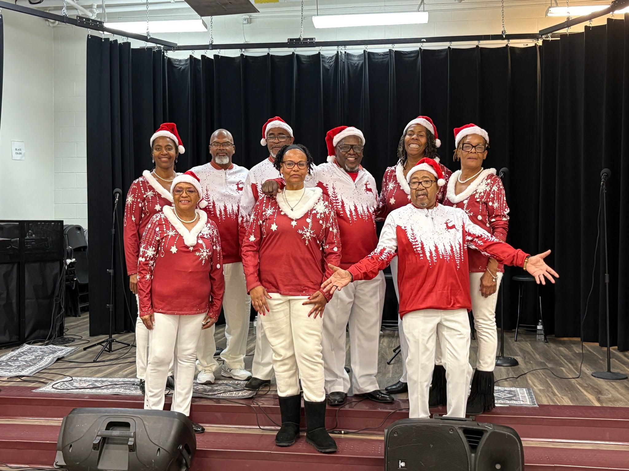 Dressed in red and black, our older adults gathered for an evening of joy and connection. Guests enjoyed a buffet prepared by @northstar_culinary_services and EZ PROJECT performed hits from across the decades. Some showed off the line dances they practice every week during Peter Paul's older adult programming!
A special thanks to @genworth_financial for sponsoring the catered buffet and providing $100 gift cards for each older adult.
And thank you to our friends at @fahrenheitadvisors who assembled gift bags of homemade treats and handwritten cards for our older adults to take home.
We are grateful to all our friends, volunteers, and partners who made this evening memorable.
#PeterPaulRVA #FestiveSpirit #RVACommunity #HolidayJoy #OlderAdultsRVA #HolidayGathering
#HolidayMagic #CommunityCelebration
More photos can be found here: https://flic.kr/s/aHBqjCFcMJ