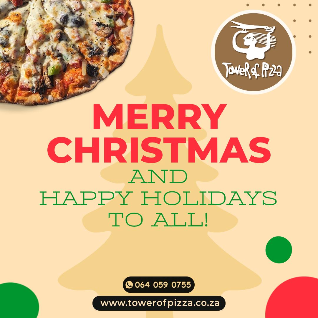 ๐
๐ Merry Christmas from our family to yours! ๐
May your day be filled with love, laughter, and special moments around the table with family and friends.
๐ Reminder: Tower of Pizza will be CLOSED on Christmas Day as our team takes a well-deserved break to celebrate with their loved ones.
Wishing you a safe, happy, and festive Christmas season! ๐โจ
