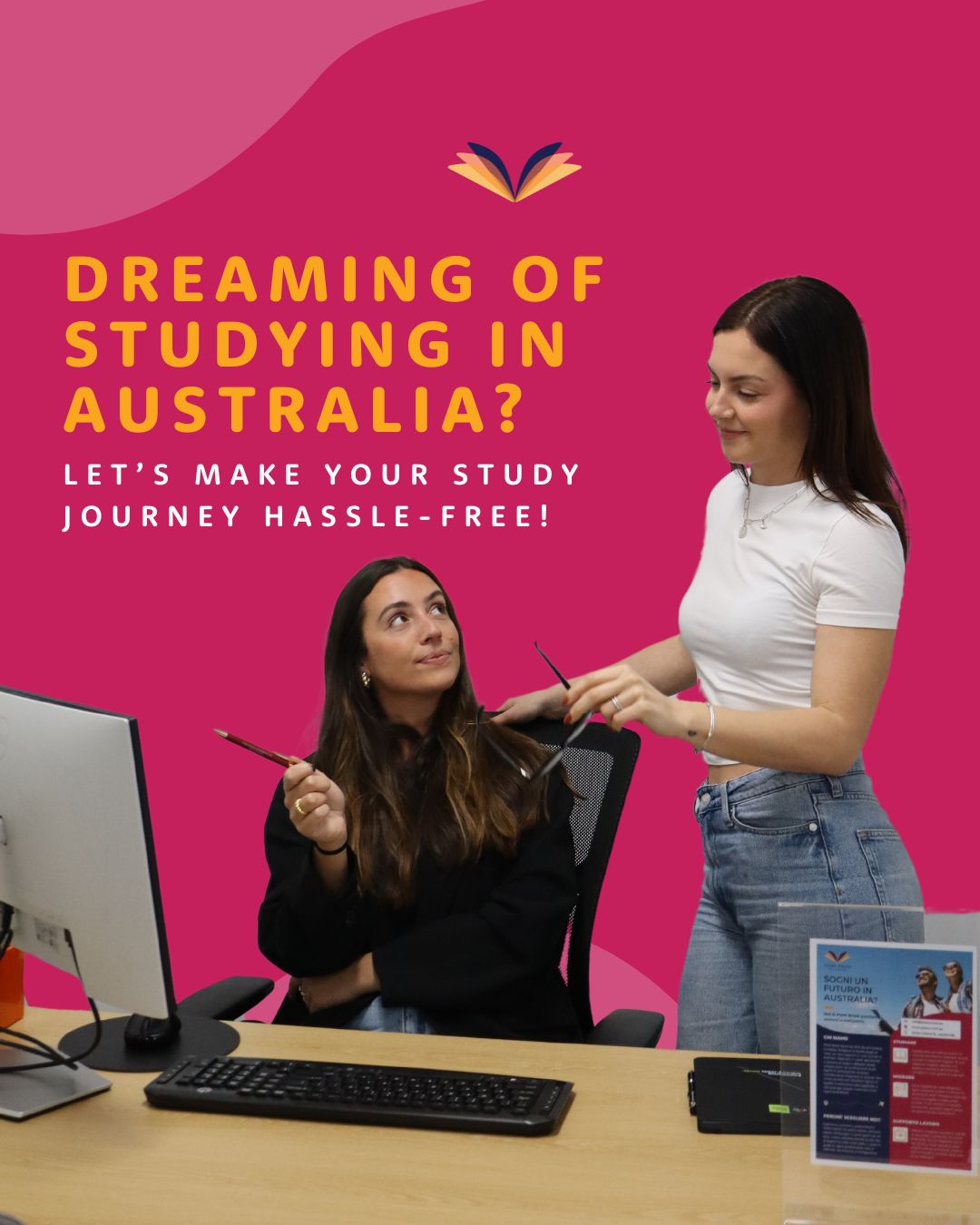 Have you already thought about what you’d like to study in Australia? 🤔🇦🇺
Design, business, trades, creative industries and more — the possibilities are endless.
Let’s find the course that truly fits you ✨
DM us to start your journey.