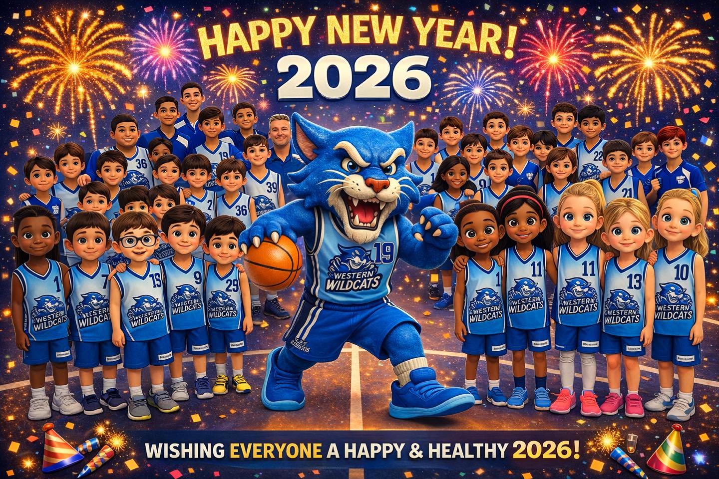 ๐๐ฉตHAPPY NEW YEAR, WILDCATS! ๐ฉต๐
As we tip off 2026, the Western Wildcats Basketball Club would like to wish all our players, families, volunteers, supporters and sponsors a happy, healthy and safe New Year.
Thank you for being part of our amazing Wildcats community โ your energy, support and passion are what make our club so special.
We canโt wait to see everyone back on the court in 2026, ready for more hoops, high-fives, teamwork and unforgettable moments!
Hereโs to another year of growth, fun and Wildcats pride!
Letโs make 2026 a slam dunk! ๐ช๐พ
#WesternWildcats #HappyNewYear2026 #westernwildcatsbasketball ๐โจ