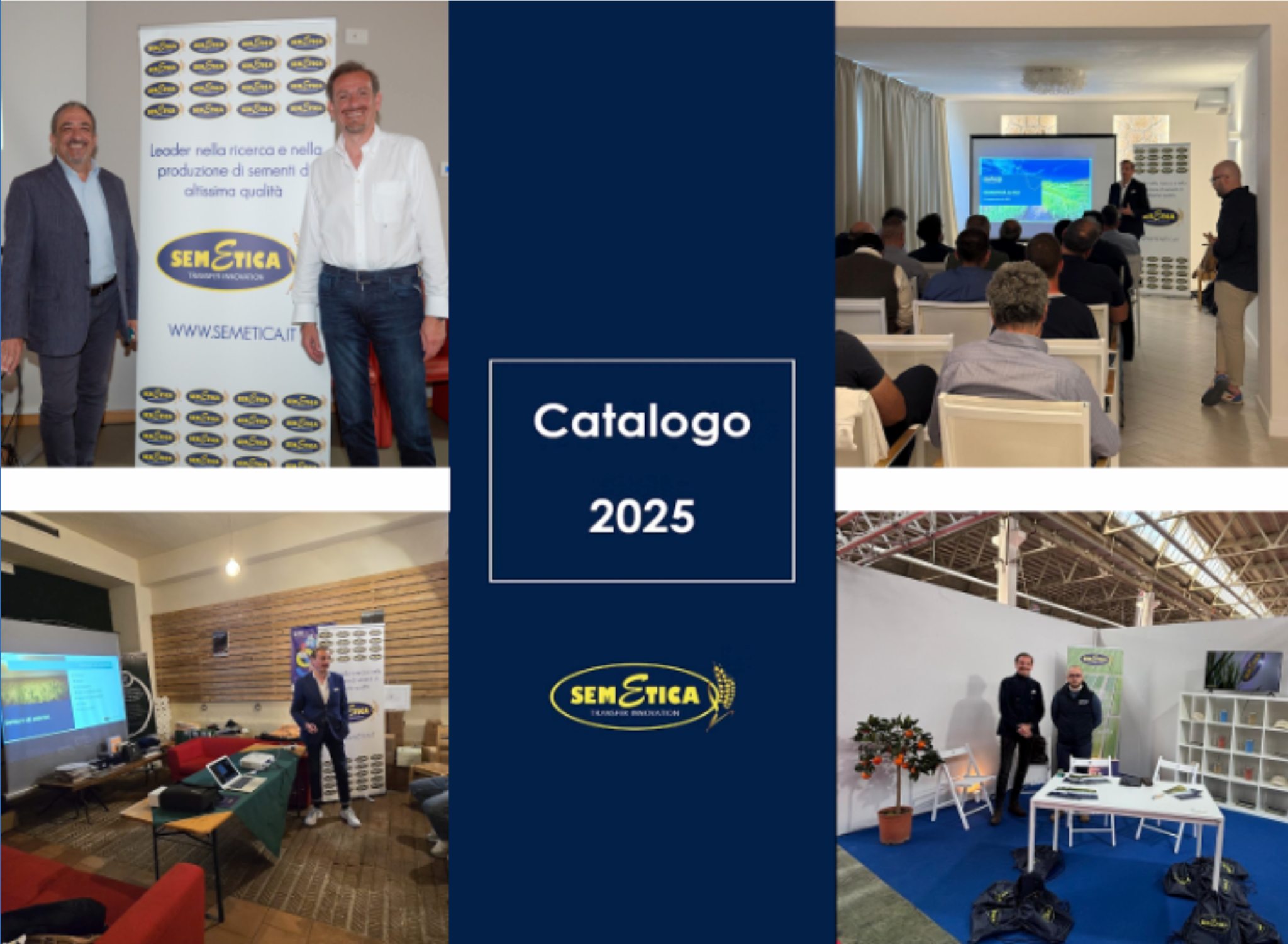 🌾 SEMETICA – Seminari Tecnici 2025
Un anno dedicato alla condivisione, alla formazione e all’innovazione.
Nel 2025 Semetica ha portato sul territorio una serie di seminari tecnici rivolti ad agricoltori e professionisti del settore, un appuntamento strategico per presentare:
✔️ Le nuove varietà del Catalogo 2025
✔️ Le soluzioni agronomiche più avanzate
✔️ Le innovazioni nella filiera produttiva
✔️ Le prove in campo dedicate alle nostre varietà di specie cereali e foraggere
Un grazie a tutti gli agricoltori e operatori di settore che hanno partecipato e contribuito alla crescita di un progetto condiviso.
📲 Scopri il Catalogo 2025: https://lc.cx/os7kBN
www.semetica.it
#Semetica #Agricoltura #Innovazione #Cereali #Foraggi #Campagna2025 #FilieraProduttiva #SeminariTecnici #Catalogo2025