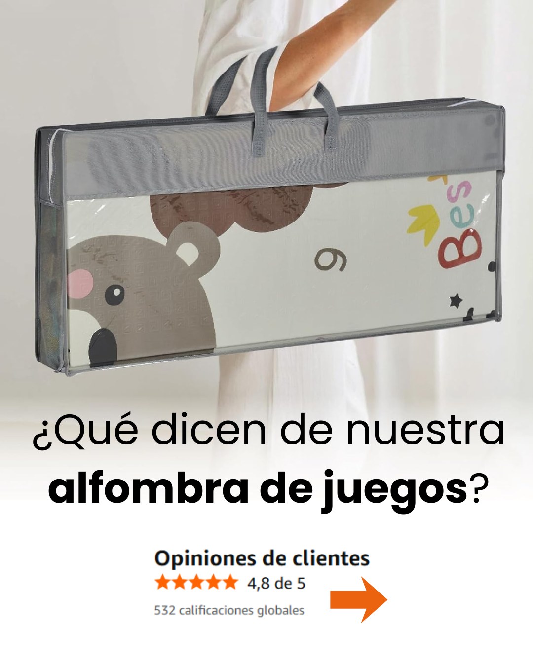 ⭐️ Opiniones reales, peques felices ⭐️
No lo decimos solo nosotros… lo dicen las familias que ya la tienen 🧡
La alfombra de juego XXL de Buddy Baby se ha convertido en el espacio favorito para gatear, rodar, jugar y reír sin parar. Suave, segura y enorme, para que los peques se muevan con total libertad y los adultos estemos tranquilos 🙌
🎁 Regalo de Reyes perfecto para bebés (y para padres que aman lo práctico):
✔️ Acolchada y antideslizante
✔️ Impermeable y fácil de limpiar
✔️ Se pliega y viene con bolsa para llevarla a todas partes
Si buscas un regalo útil, bonito y que de verdad se use… esta alfombra es un acierto seguro ✨
👉 Consíguela aquí: https://www.buddybabyworld.com/product-page/alfombra-de-juego
👶Porque los mejores regalos son los que crean momentos.
⭐️ Real reviews, happy babies ⭐️
Don’t just take our word for it… real families are loving it 🧡
The Buddy Baby XXL Play Mat has become the favourite space for crawling, rolling and playing freely. Soft, safe and extra large — giving babies room to move and parents peace of mind 🙌
🎁 The perfect Three Kings / holiday gift for babies (and for parents who love practical presents):
✔️ Cushioned & non-slip
✔️ Waterproof and easy to clean
✔️ Foldable and comes with a carry bag
If you’re looking for a gift that’s useful, beautiful and actually gets used… this play mat is a guaranteed win ✨
👉 Shop it here: https://www.buddybabyworld.com/product-page/alfombra-de-juego
👶💫 Because the best gifts create real moments. #buddybabyworld #regalosparanavidad #alfombrabebe