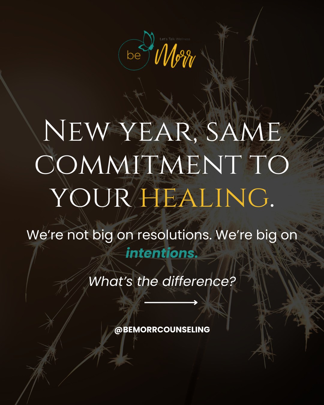 What's ONE intention you're setting for 2026?
Not 10. Not a whole list. Just one thing you want to move toward.
Share below - let's hold each other accountable 👇🏽
And remember: we're here for you in 2026.
Here's to a year of choosing ourselves 💫