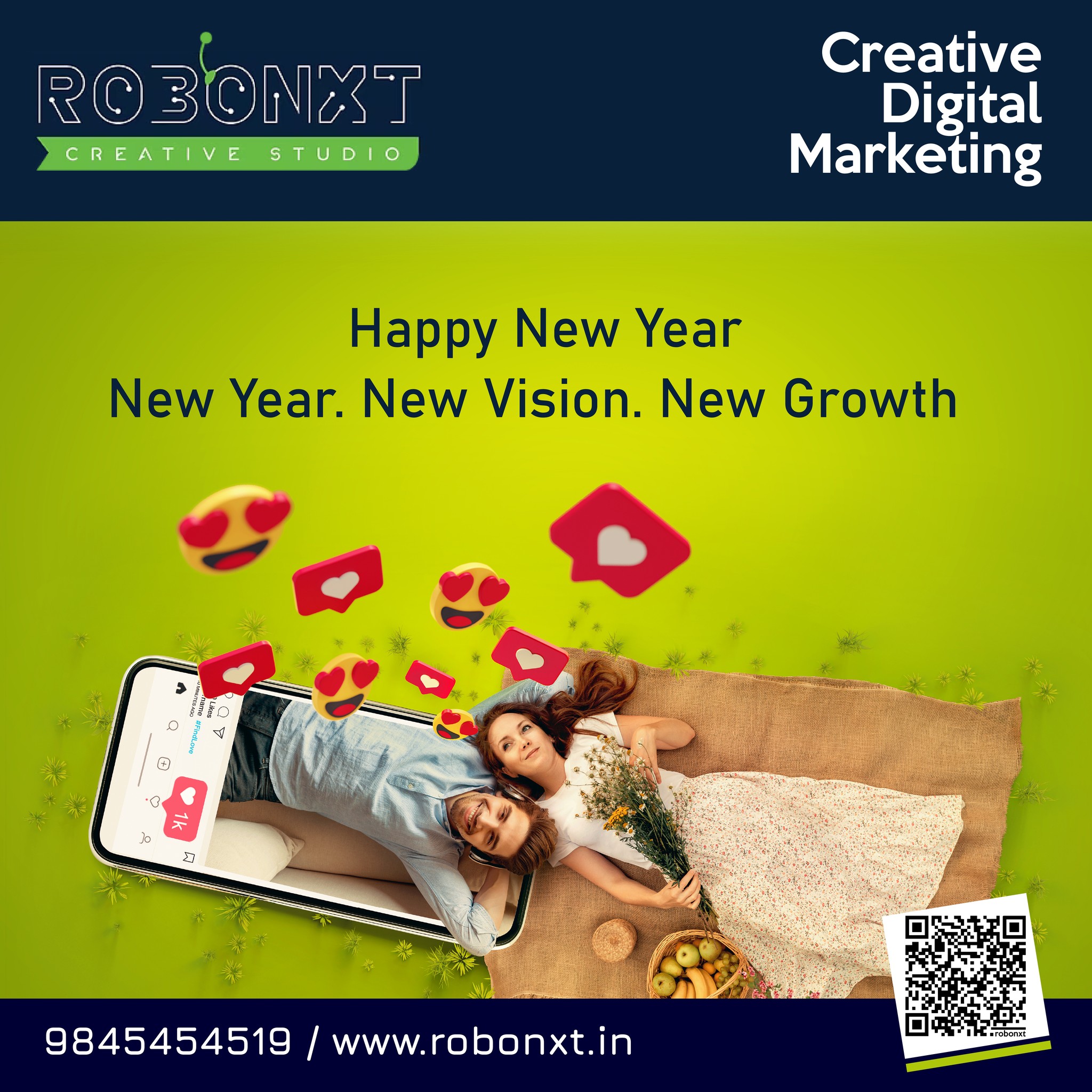 Happy New Year!
New Year. New Vision. New Growth #robonxtcreativestudio