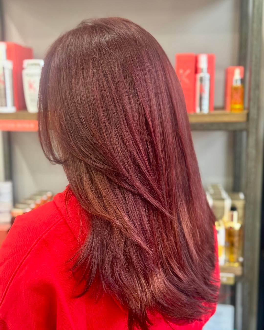 Fun fashion color by Jenny C. #millburncolorspecialist #millburnmoms #shorthillsmoms