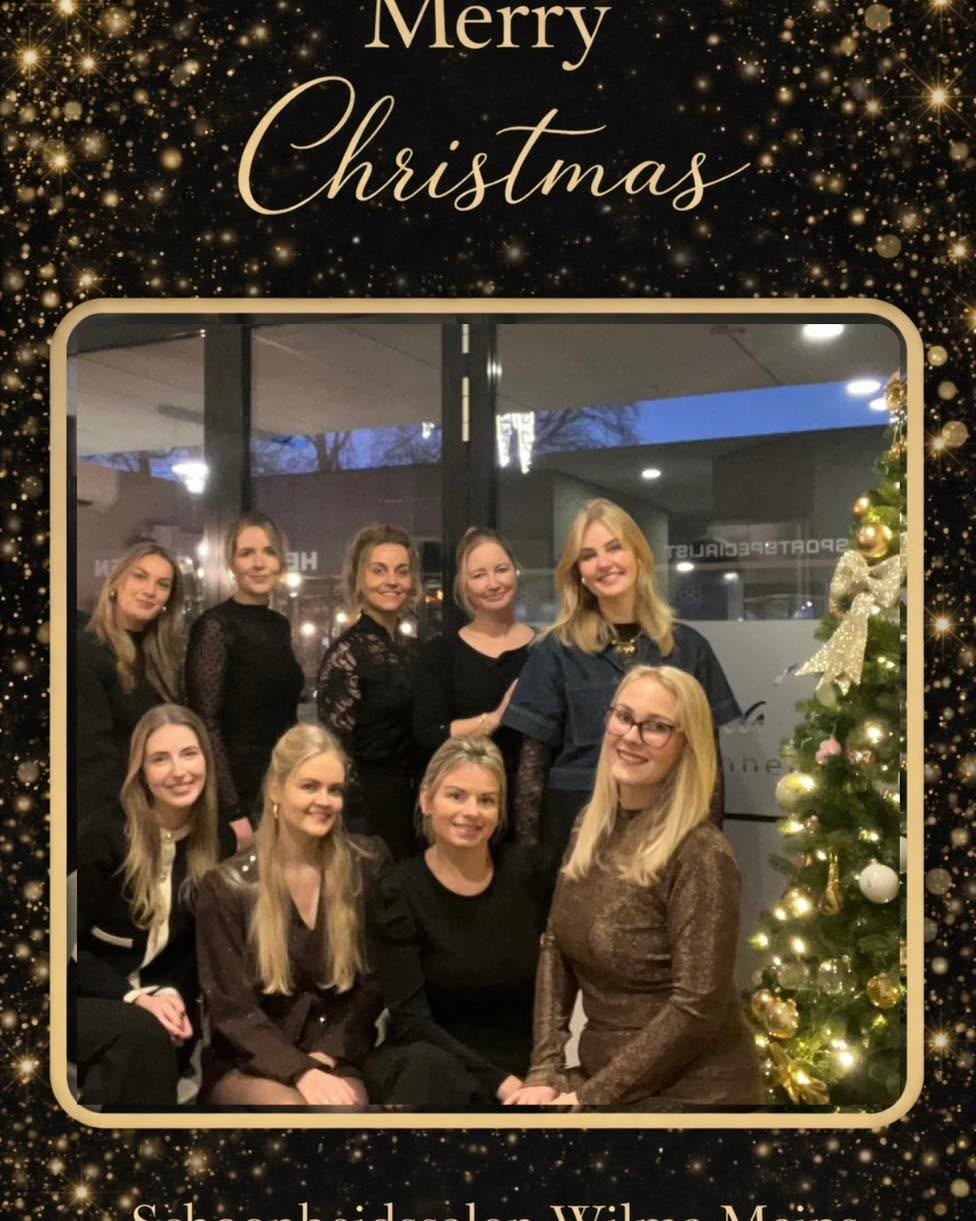 Wij wensen iedereen een gezellige kerst toe!
Zaterdag 27 december zijn we gesloten.
Maandag 29 december staan we weer vanaf 9.00 uur voor jullie klaar!
Liefs,
Team schoonheidssalon Wilma Meins