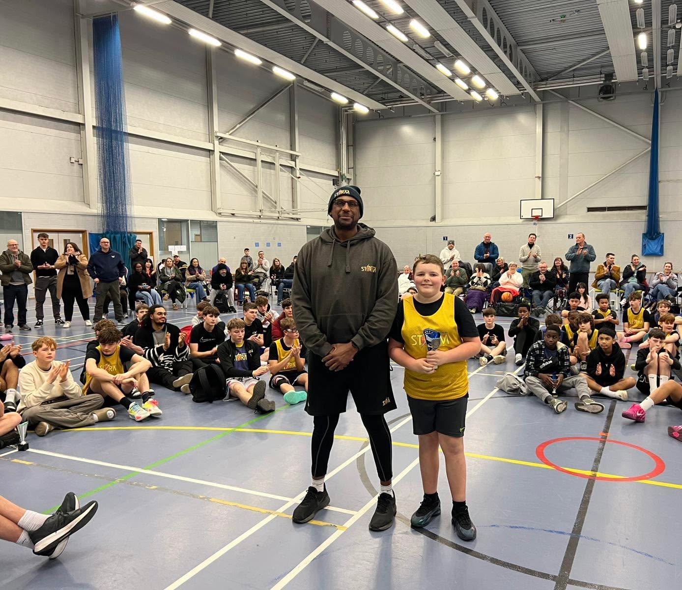 At camp we always look to reward positive attitude. This is always important characteristics from supporting teammates to respecting officials.
This years winners were - Archie, Ffion and Joe.
The award presented by our own coach Kev
#basketballfamily🏀❤️ #desiretogrow #community #girlswhoball🏀