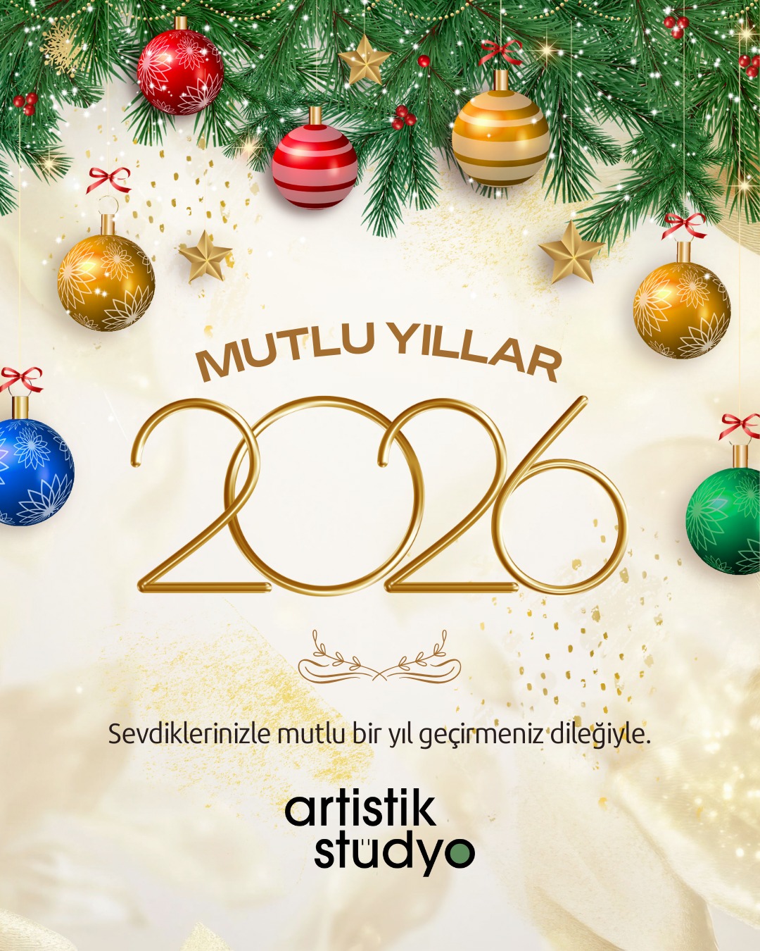 Hayat, tuvaline ne resmedersen ona dönüşür. 🎨✨
2026’nın, hayallerinizi gerçekleştirdiğiniz, içinizdeki ritmi keşfettiğiniz ve sanatla dolu anılar biriktirdiğiniz bir yıl olmasını dileriz. Yeni yılda yeni melodiler, yeni renkler ve yepyeni hikayelerde buluşmak üzere...
Artistik Stüdyo ailesi olarak, sevdiklerinizle birlikte mutlu, sağlıklı ve ilham dolu bir yıl geçirmenizi dileriz! 🎄🥂
#mutluyıllar #yeniyıl #hosgeldin2026 #artistikstudyo #antalya #sanat #müzik #yeniyılmesajı #antalyasanat #mutluseneler #happynewyear2026