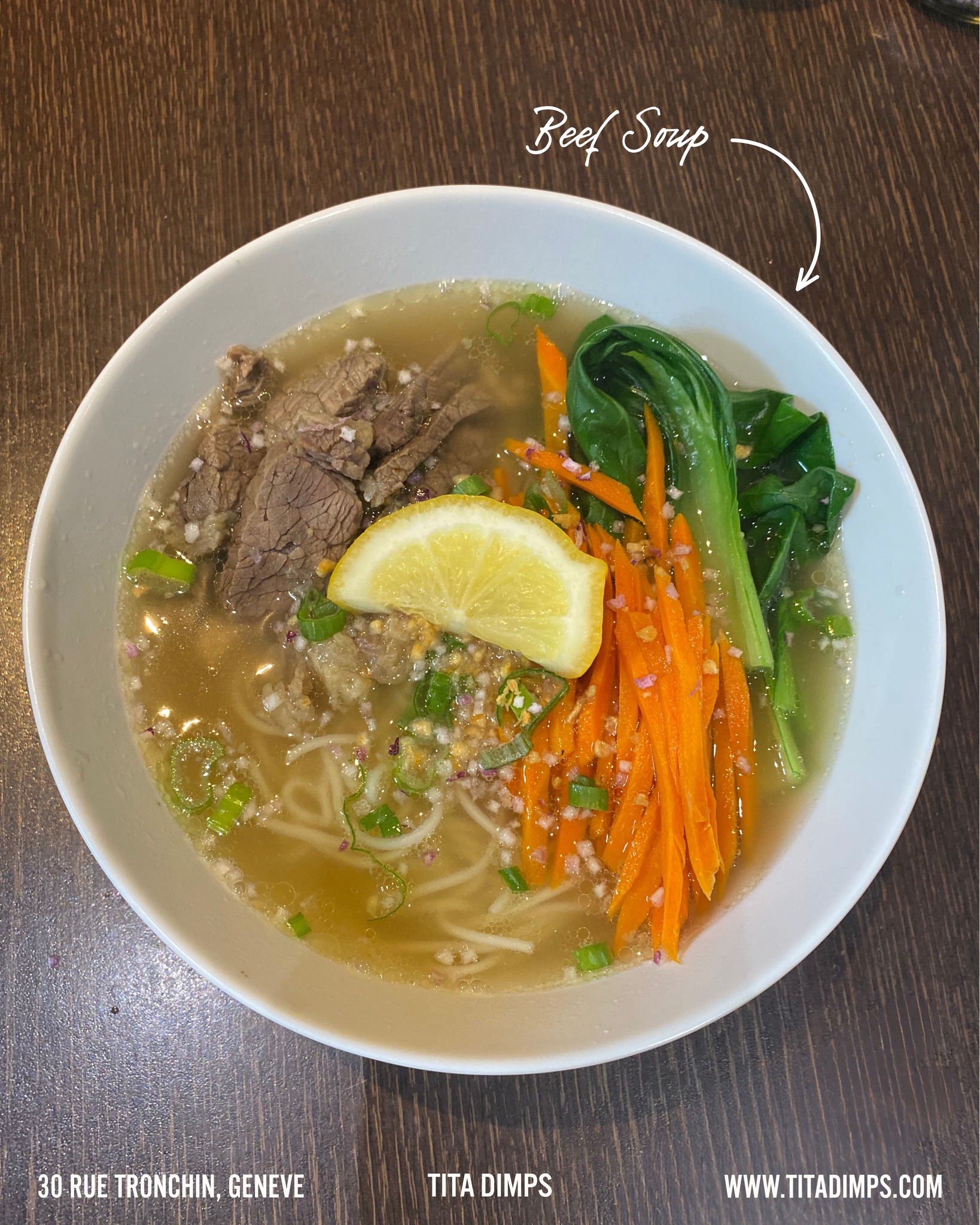 Cold Geneva days call for something warm and comforting. Our Beef Soup is the perfect bowl to keep you cozy this winter. ❄️
Contact us:
📞 022 733 0614
💬 Facebook: Tita Dimps
📩 Instagram: @titadimps