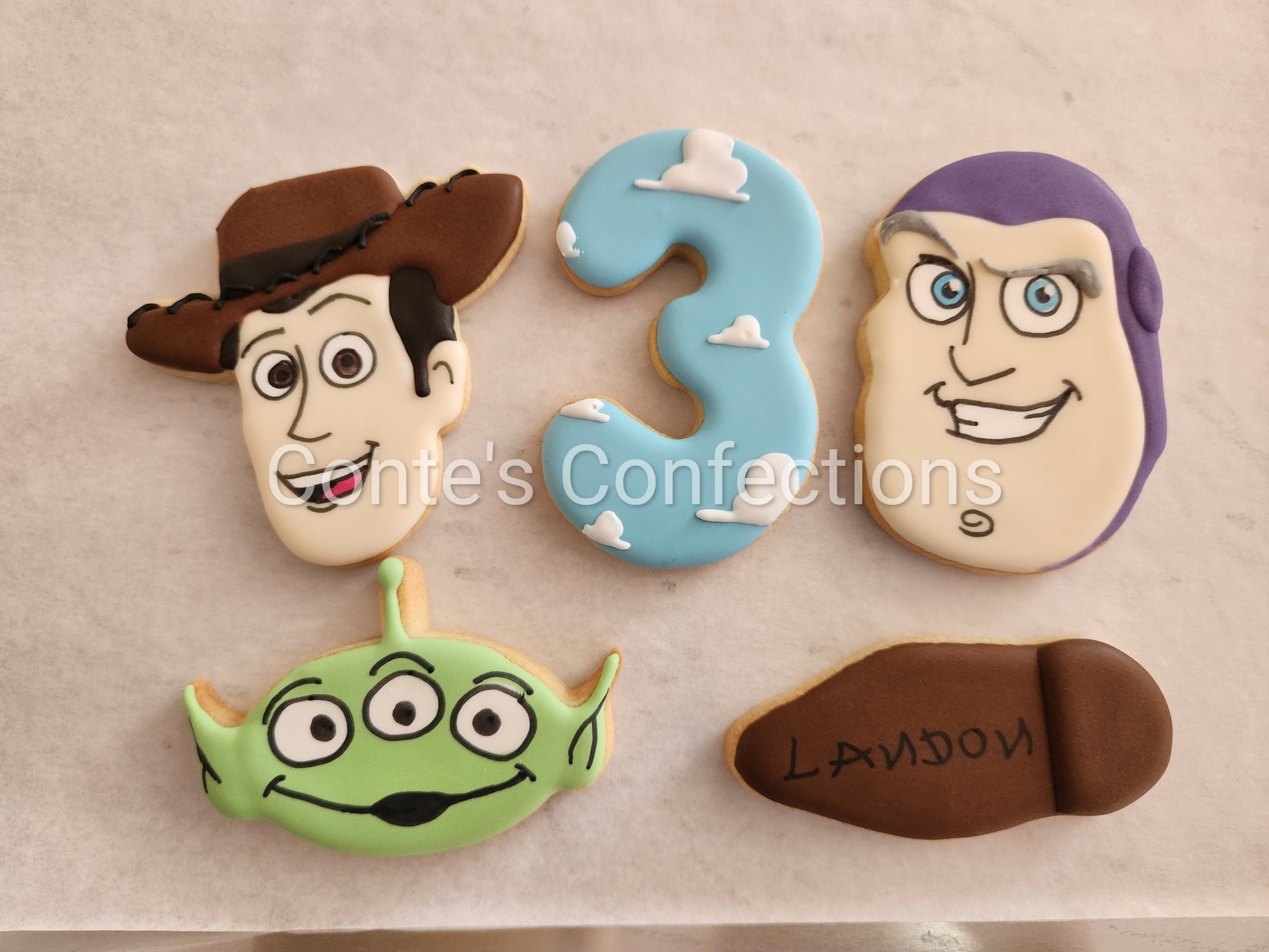 Birthday sugar cookies.