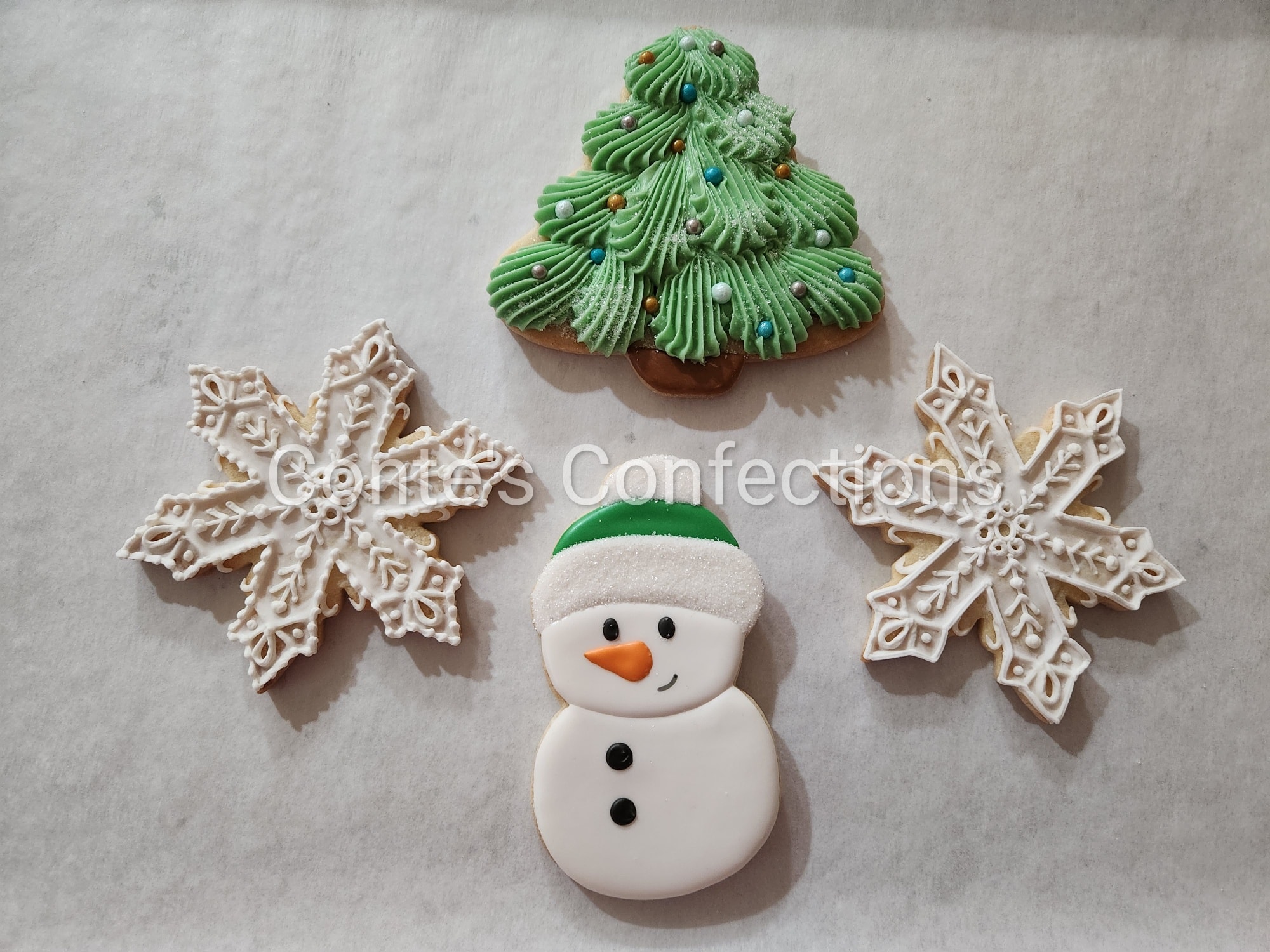 Christmas sugar cookies.