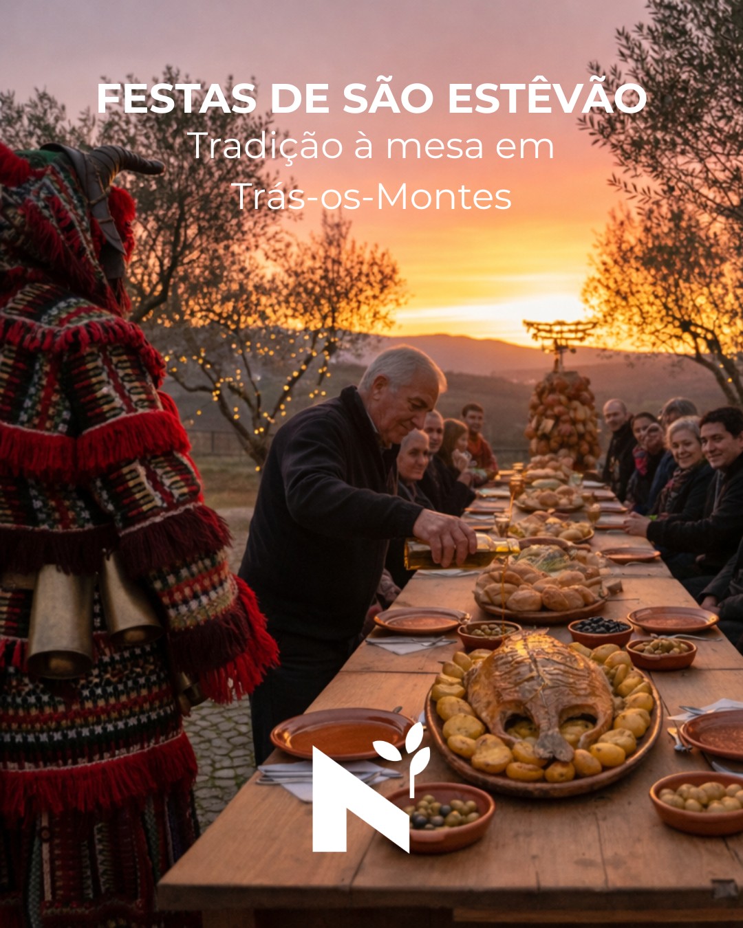 Dia 26 de dezembro, em Trás-os-Montes e Alto Douro, celebra-se São Estêvão.
Um dia em que a aldeia inteira se senta à mesa —
sem distinções, sem pressa.
Bacalhau, pão, batatas
e azeite novo a unir todos à volta do mesmo prato.
Porque há tradições que não se explicam.
Vivem-se.
👉 Lê o artigo completo no blog.
🔗https://www.azeiteanorte.pt/post/festas-de-são-estêvão-celebrar-com-sabor-em-trás-os-montes-e-alto-douro
#festadesantoestevão #mesadesantoestevão #trásosmontes #altodouro #azeite #azeitenovo #gastronomiacomunitária #azeiteanorte #festasdeinverno #caretosdeinverno #bacalhautransmontano #partilhacomunitária #traditionmatters #culturaviva #natal #tradicoesportuguesas #olivicultura #oliveoil #olivoturismo #festasdosrapazes #gastronomiaportuguesa #aldeiasdeportugal #invernonorte #descobrirportugal #tradiçoesdenatal #portugalnorth #culturalheritage #winterfestivals #christmasvibes #europeanwinter
