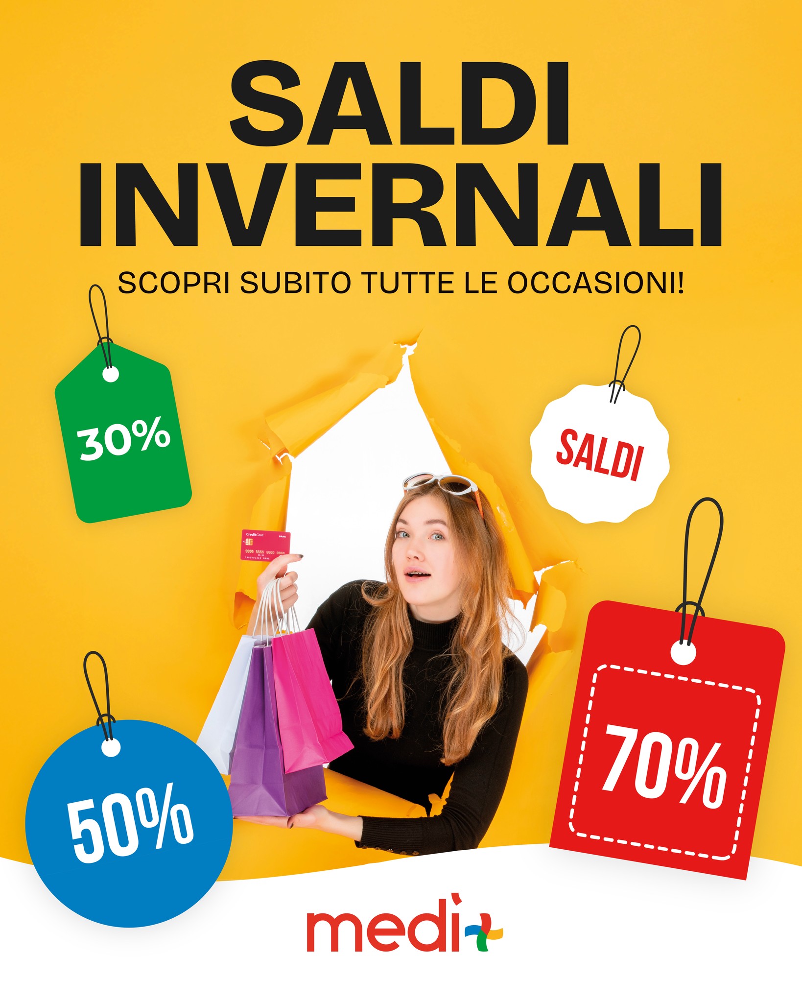 Vedi qualcosa che vuoi? Ora è il momento. I saldi al Medì ti stanno aspettando.. 🛍️
#saldi2026 #centrocommercialemedì