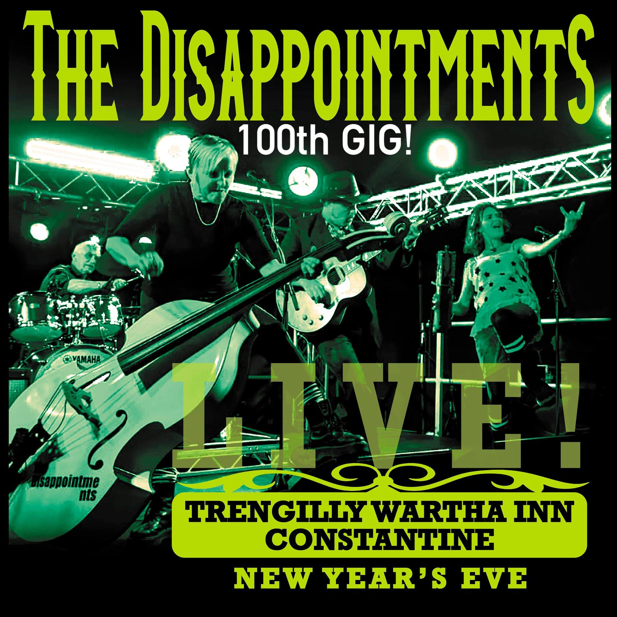 Join us for our 100th GIG! Live on New Year's Eve @trengilly.wartha.inn It's going to be a night to remember! #cornwallchristmas #cornwallmusic #livemusiccornwall #thedisapppintmentsuk #trengillywarthainn #cornishgigguide #falmouthevents #gettogetheragain