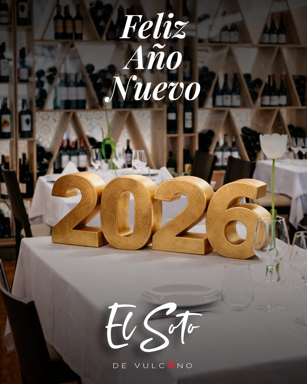 FELIZ AÑO NUEVO 2026✨🥰🫶🍾
Desde El Soto de Vulcano, solo podemos dar las gracias.
Gracias a todos los que nos habéis acompañado este 2025 lleno de trabajo, pasión y buenos momentos.
Gracias a nuestros clientes, proveedores y amigos por confiar en nosotros un año más.❤
Os deseamos un 2026 lleno de salud, alegría y encuentros inolvidables
El Soto de Vulcano 🔥
📍 Carril del Soto, 14 – Junto al Paseo del Malecón
📞 667 384 568 / 968 953 945
🌐 restaurantevulcano.com
#FelizAñoNuevo #2026 #ElSotoDeVulcano #Murcia #Gastronomía #Gracias #Brasa #NuevaTemporada