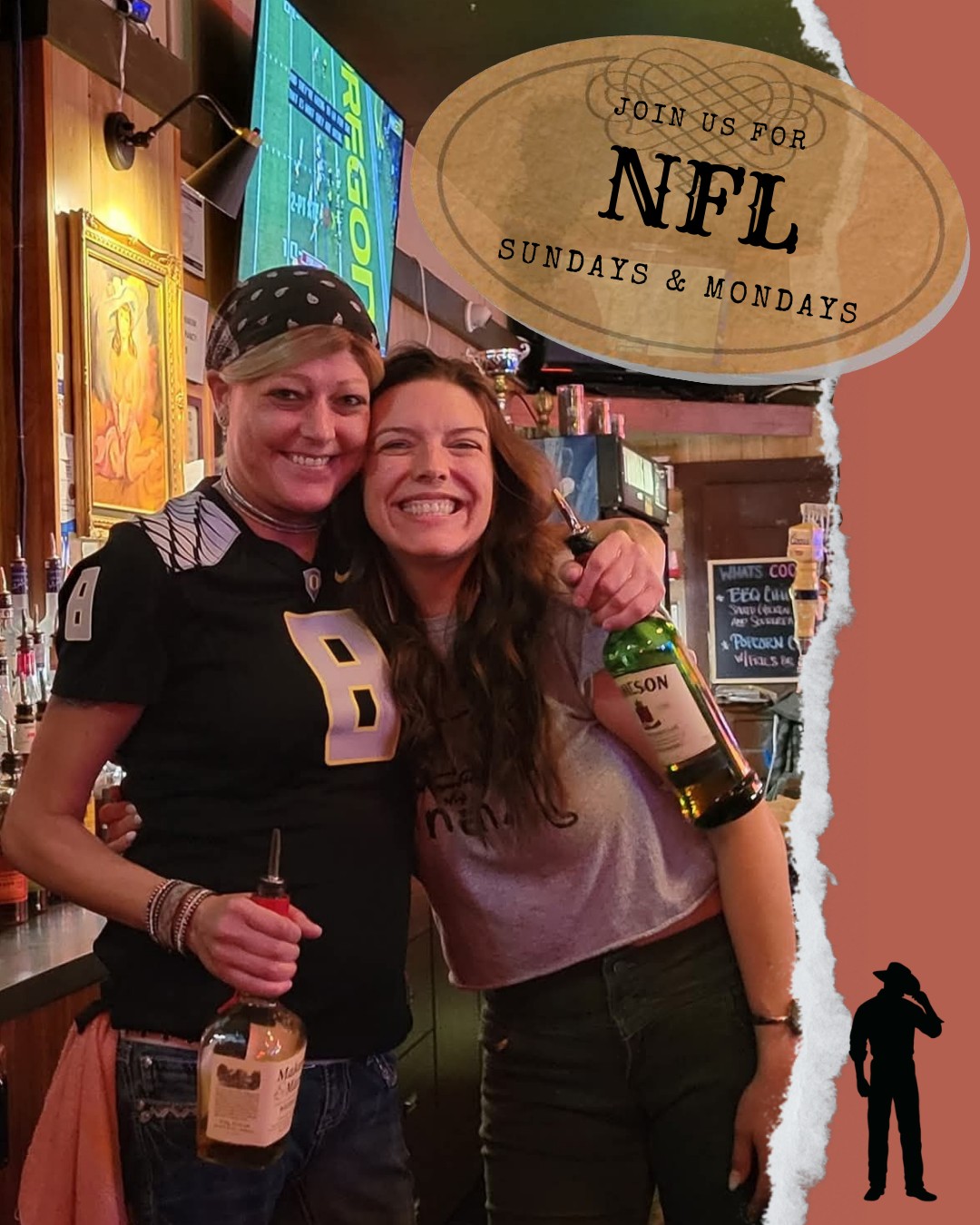 Come for the game. Stay because one turned into five. 🏈
NFL Sundays & Mondays at your favorite dive bar!
#localhangoutredmond #localbusiness #centraloregon #TumbleInn #thetumbleinn #RedmondDiveBar #redmondoregon #local #LocalSpot #DiveBarFun #localsknow #TumbleInnFamily #RedmondORBars #TumbleInnRedmond #thetumble #redmonddivebar #thetumbleinnredmond #RedmondOR #DiveBarVibes #remondoregon #DiveBarFootball #MondayNightFootball #RedmondBars #NFLAtTheTumble #RedmondOregon #redmondnflticket #nflticketredmondoregon