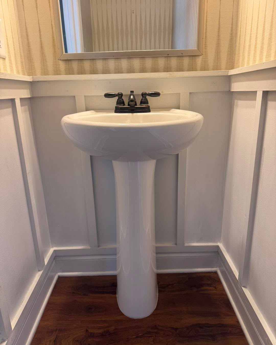 Swapped out a pedestal sink for a new vanity on this one. A cleaner look, more storage, and a setup that actually works for everyday use.
Amazing how one change can make a bathroom feel more put together.