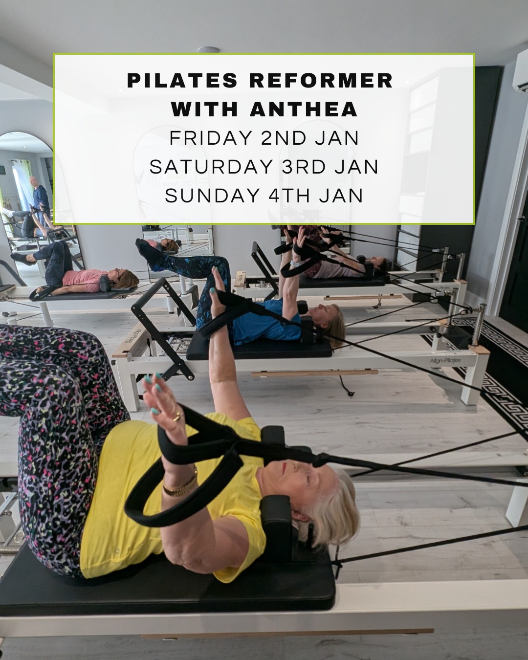 Pilates Reformer classes with Anthea this Friday, Saturday and Sunday, then full service resumes from Monday 5th January. Book classes via our website.
#pilatesreformerclasses #upminster #pilatesreformerstudio #smallgrouppilates #pilatesreformerclass #upminsterpilates #reformerpilatesstudio