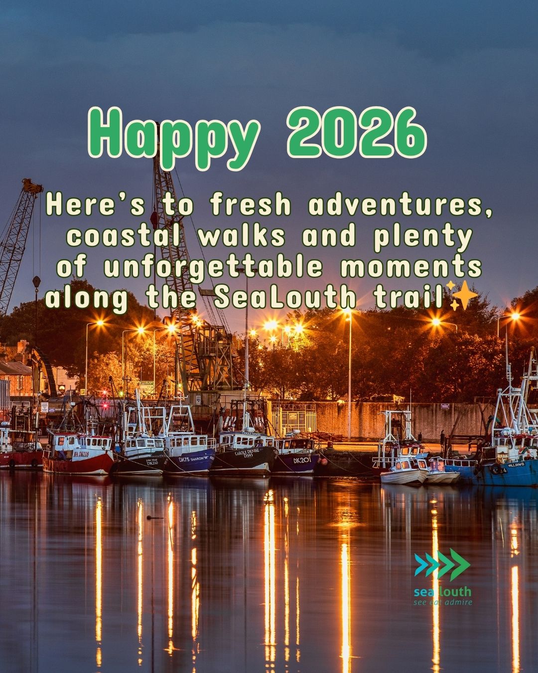 Happy 2026 🎆🌊
Here’s to fresh adventures, coastal walks and plenty of unforgettable moments along the #SeaLouth trail✨
#IrelandsAncientEast #KeepDiscovering #See #Eat #Admire #NewYearByTheSea #HelloNewYear #CoastalAdventures